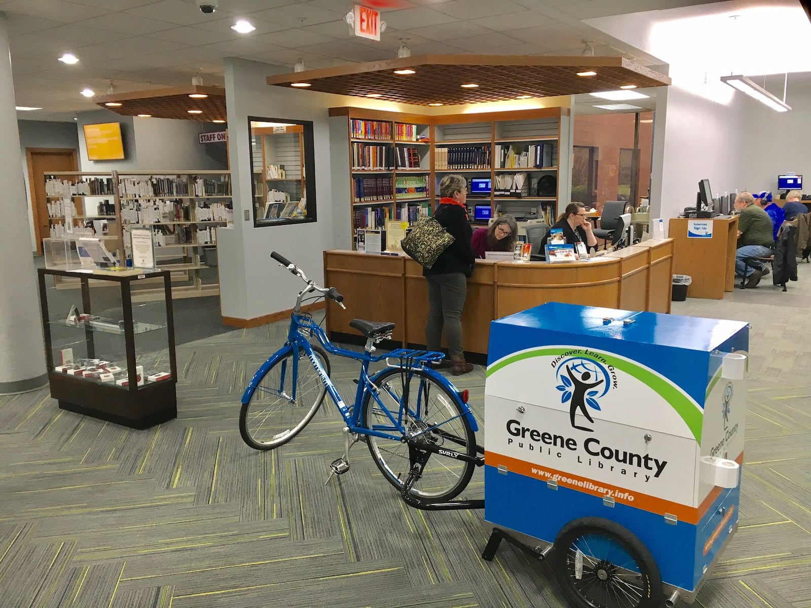 Beavercreek Community Library celebrates building renovations with a grand reopening at 3 p.m. today. CHUCK HAMLIN/STAFF