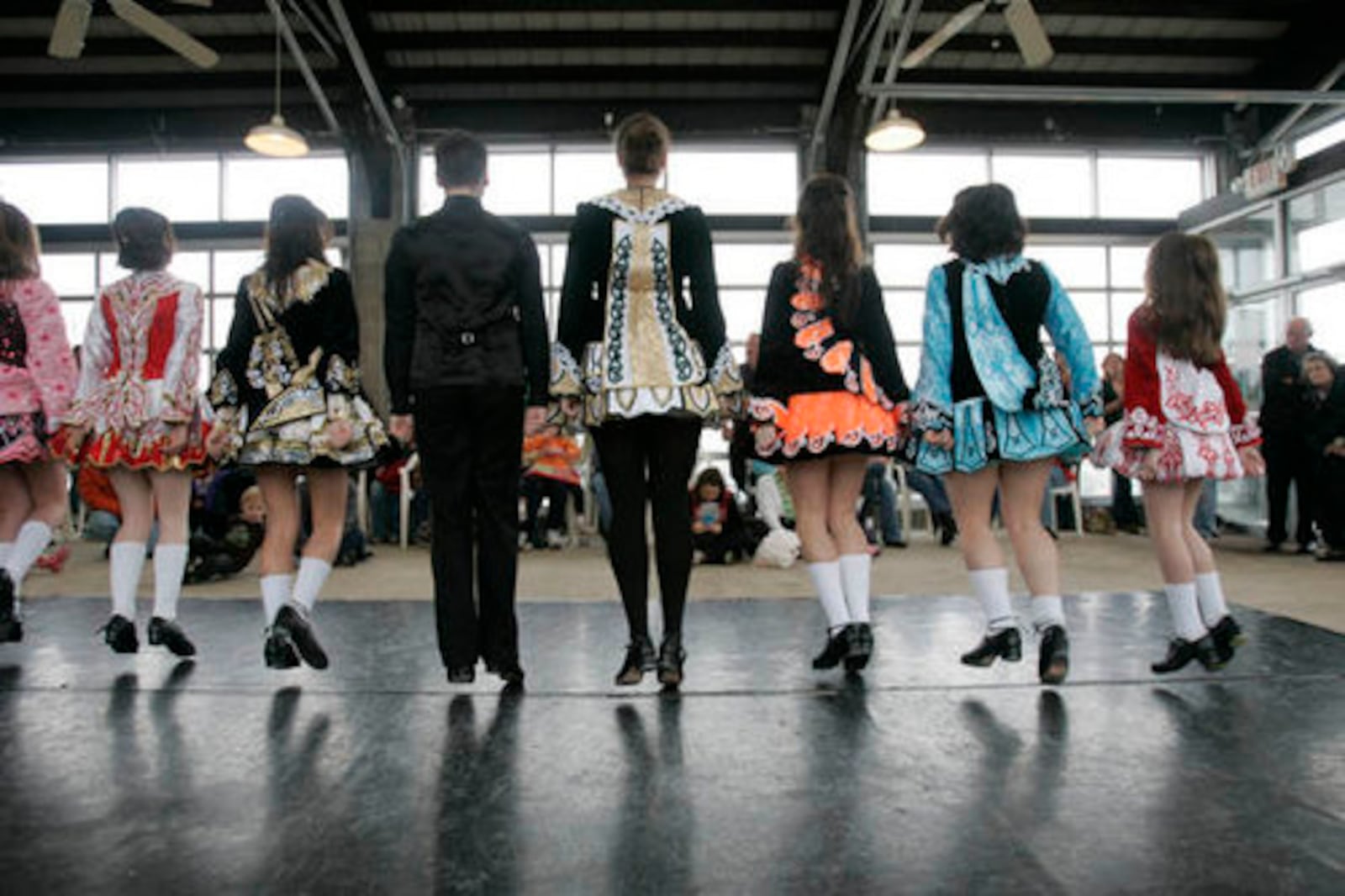 Members of the The Celtic Academy of Irish Dance perform Saturday March 13, 2010 at the 2nd Street Market. The Market invited the dancers to celebrate St. Patricks Day at the market.