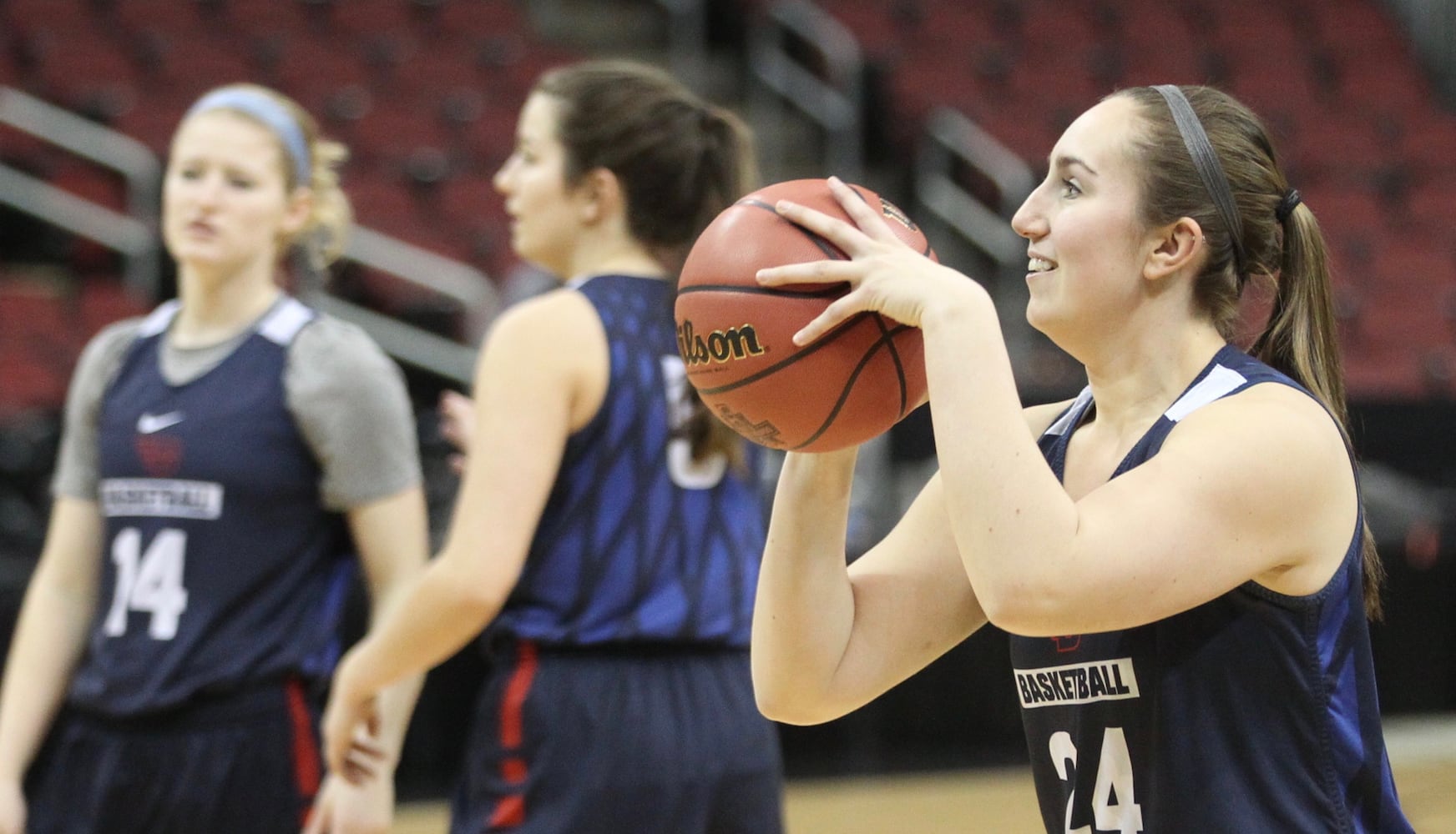 Photos: Dayton Flyers practice in Louisville