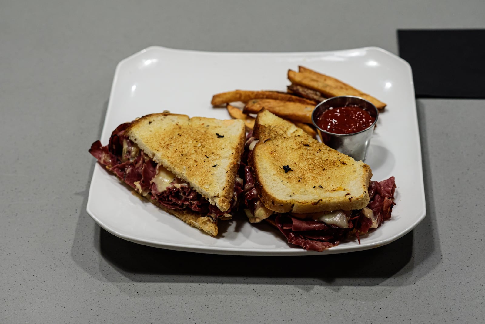 The brewery has fresh-cut fries that are double fried and lightly seasoned with salt and pepper. TOM GILLIAM/CONTRIBUTING PHOTOGRAPHER