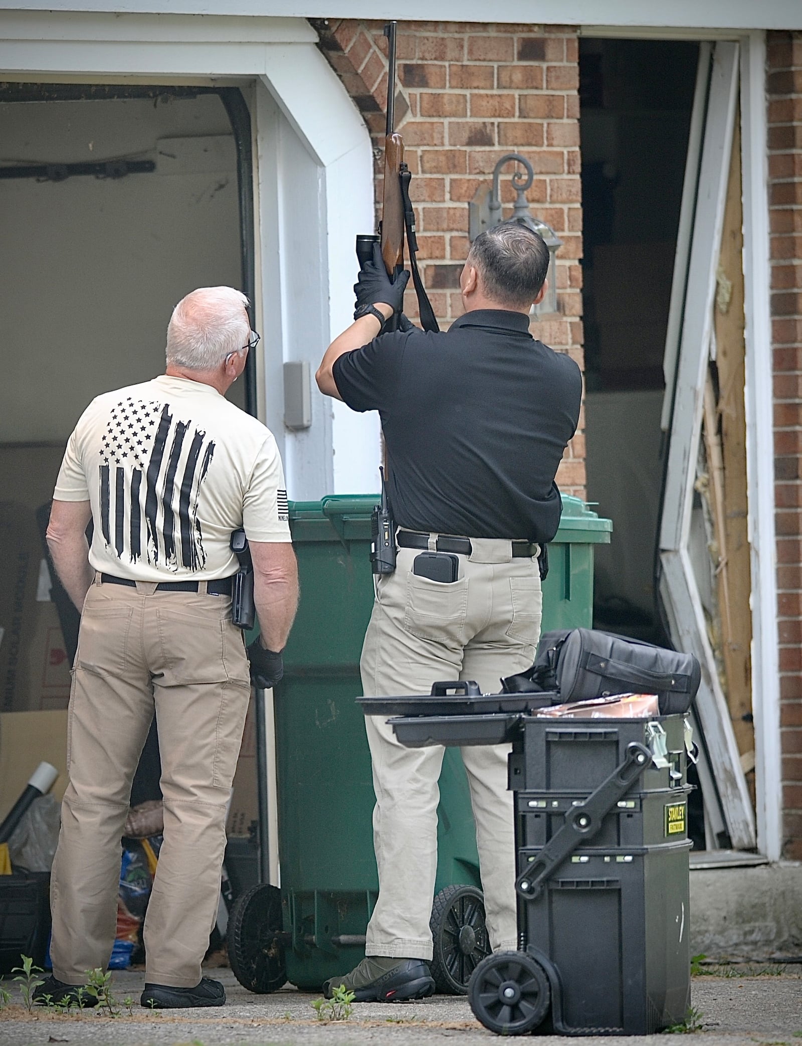 The FBI served a search warrant at a home on Bridlewood Trail in Washington Twp. June 28, 2023. MARSHALL GORBY / STAFF