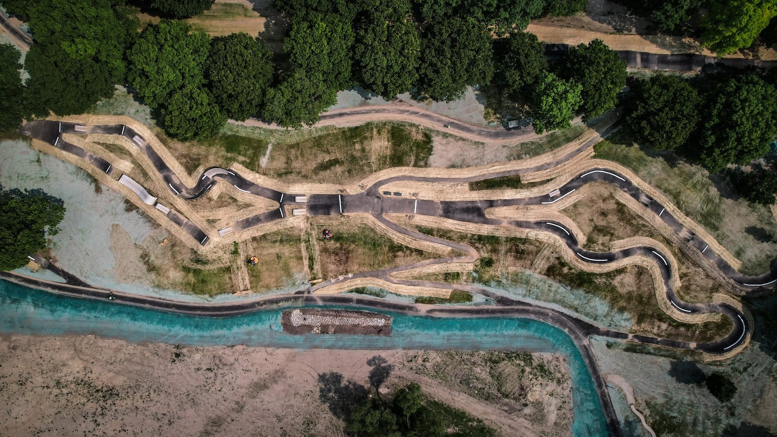 Dayton's newest recreational amenity, The Bike Yard is being called one of the best mountain bike parks in the state. Grand opening is this Saturday. The park is located behind Welcome Stadium. JIM NOELKER/STAFF