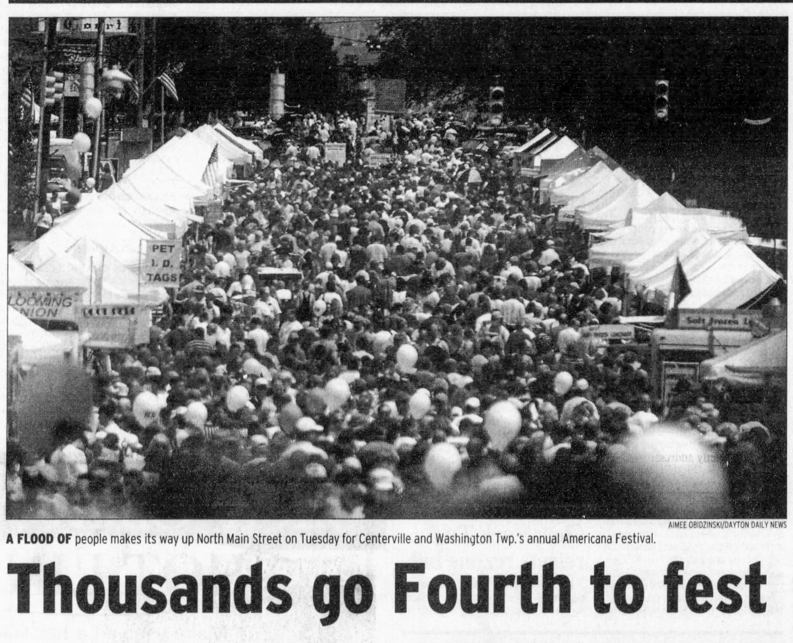 Dayton celebrates Independence Day 2000. DAYTON DAILY NEWS ARCHIVES