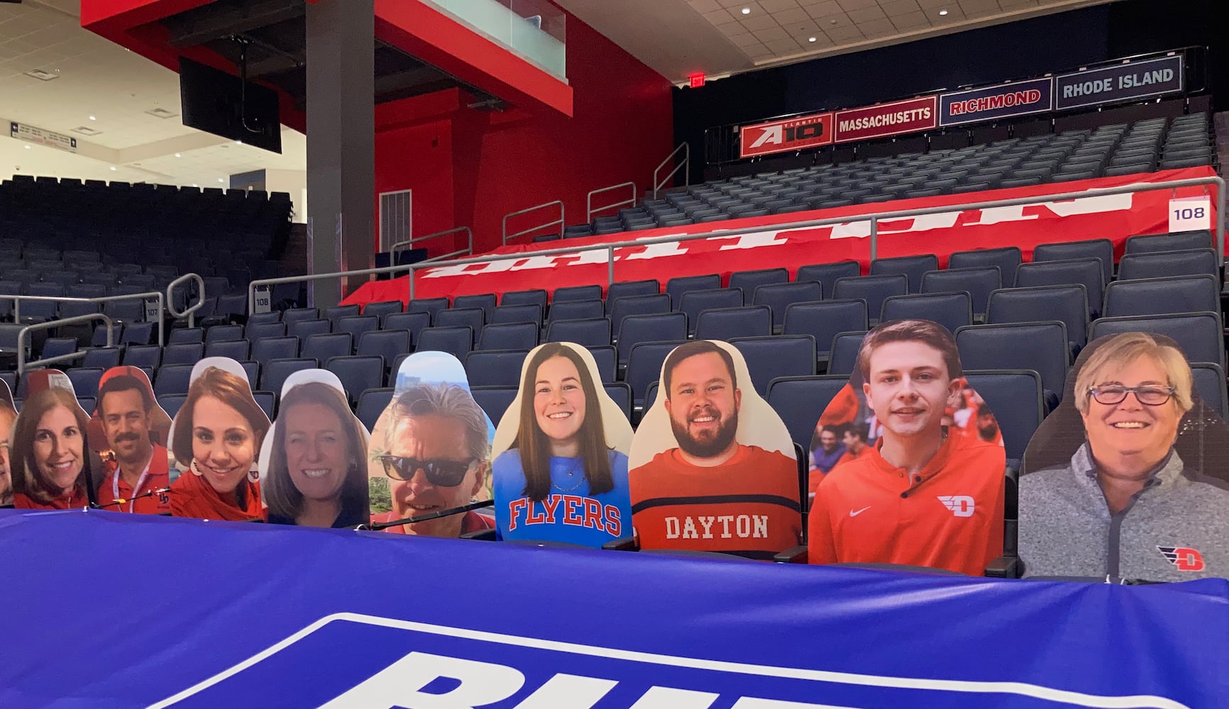 Photos: Dayton Flyers fan cutouts at UD Arena