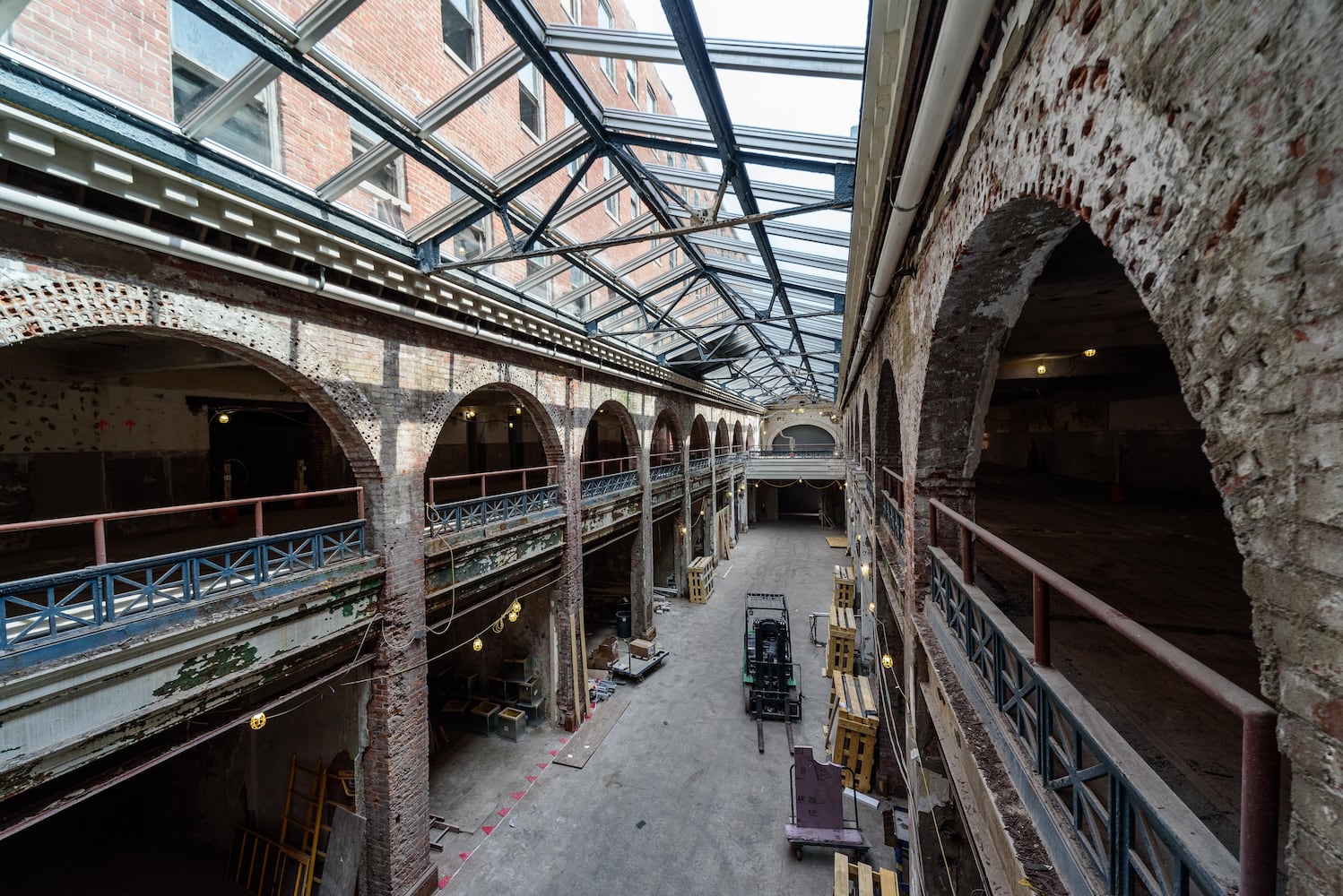 PHOTOS: A look at Phase 2 construction progress of the Dayton Arcade's North Arcade