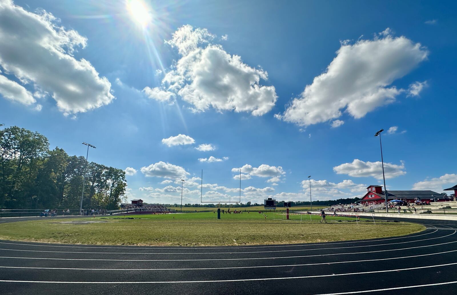 Triad High School football stadium, home of the Fighting Cardinals, on Sept. 30, 2023.