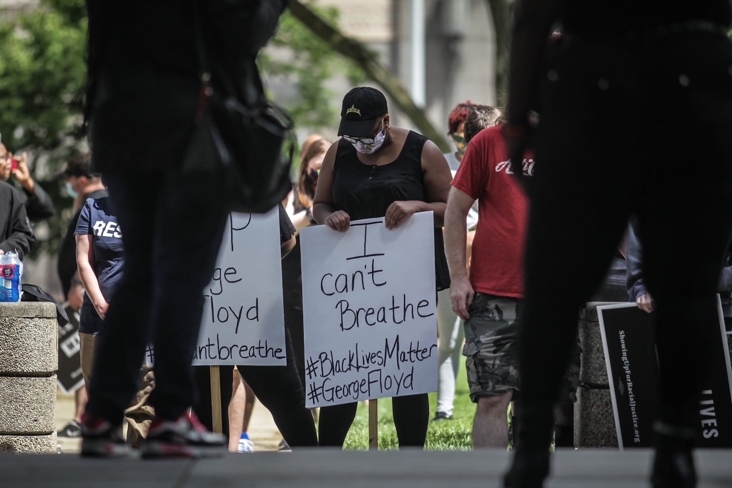 PHOTOS: Hundreds gather for protest in Dayton