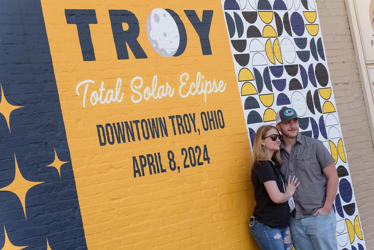 Eclipse on the Square total eclipse viewing party in Downtown Troy