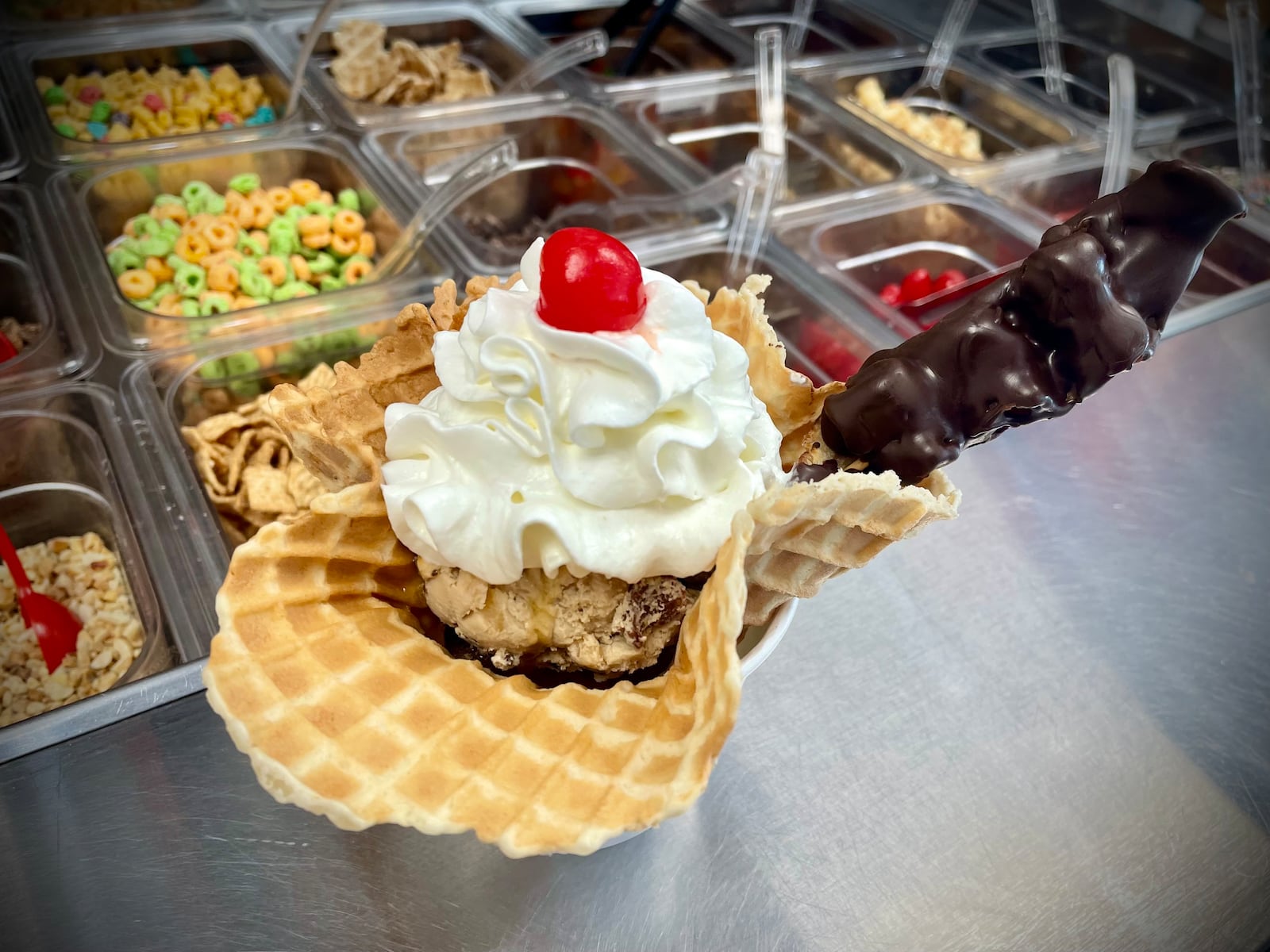 Jubie’s Creamery is celebrating Ice Cream for Breakfast Day on Saturday, Feb. 1 at its Fairborn and Troy stores. NATALIE JONES/STAFF