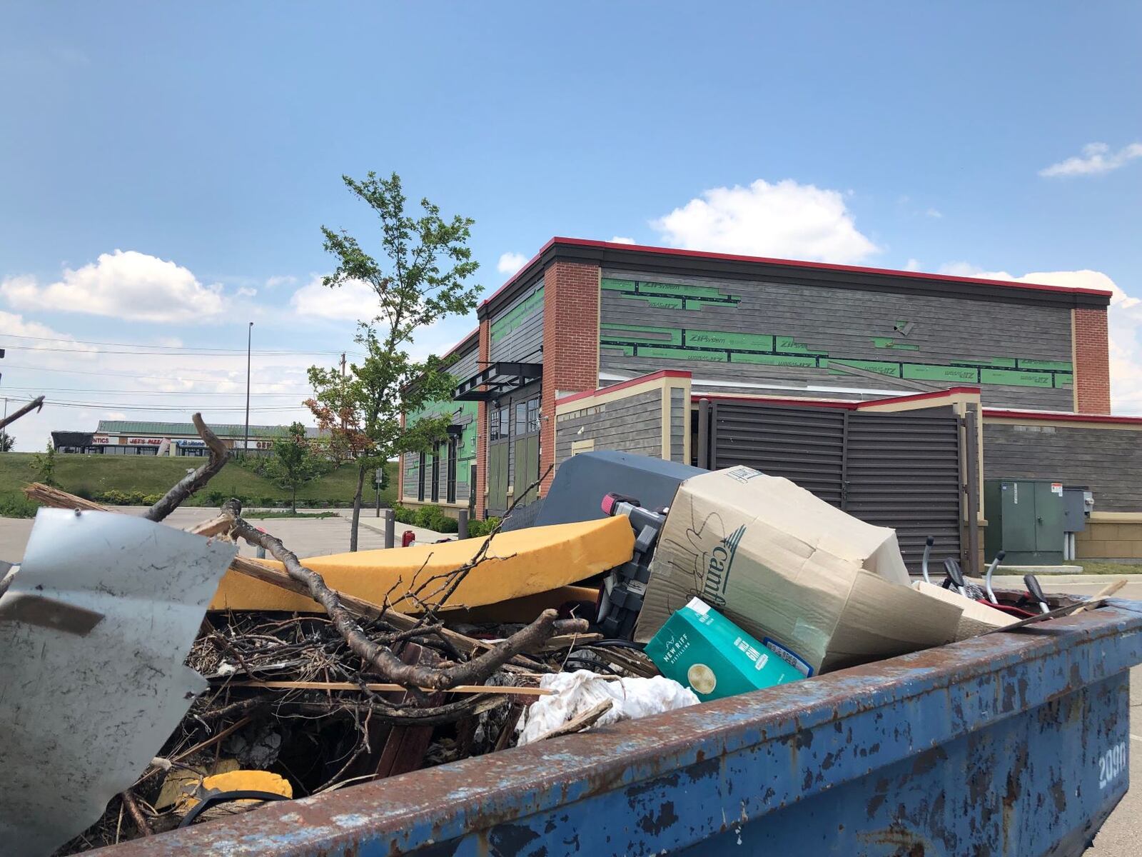 A Primanti Bros. spokesman says the restaurant chain is working with insurance companies and contractors on a timeline to reopen its tornado-damaged Beavercreek location.