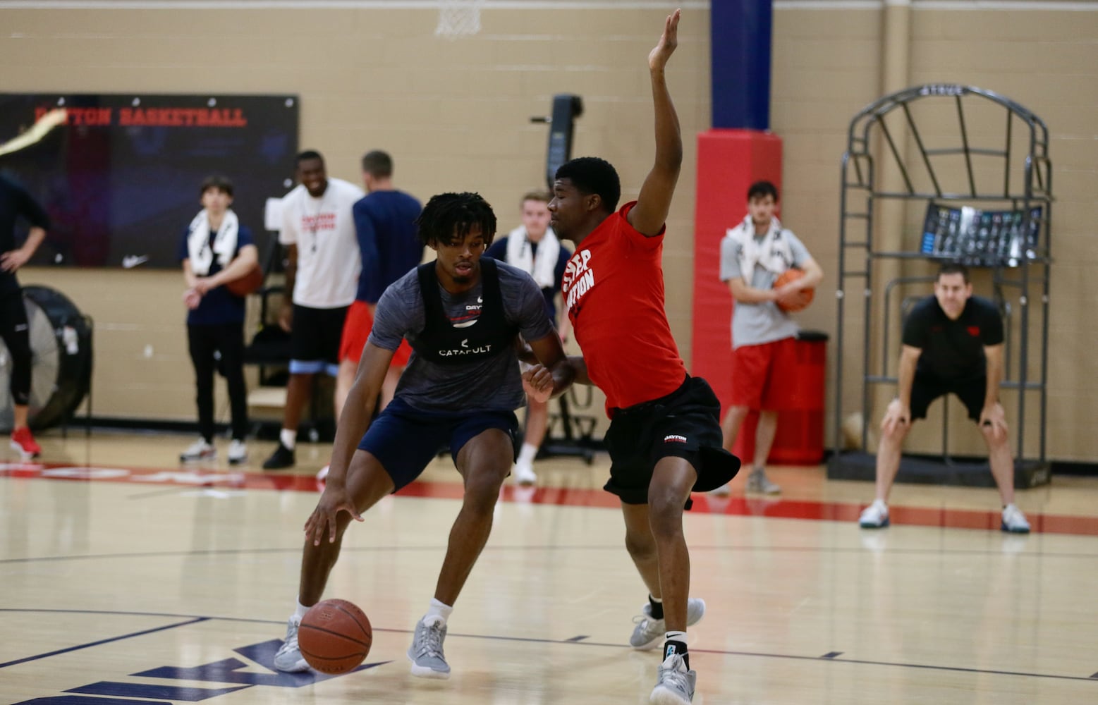 Dayton Flyers practice