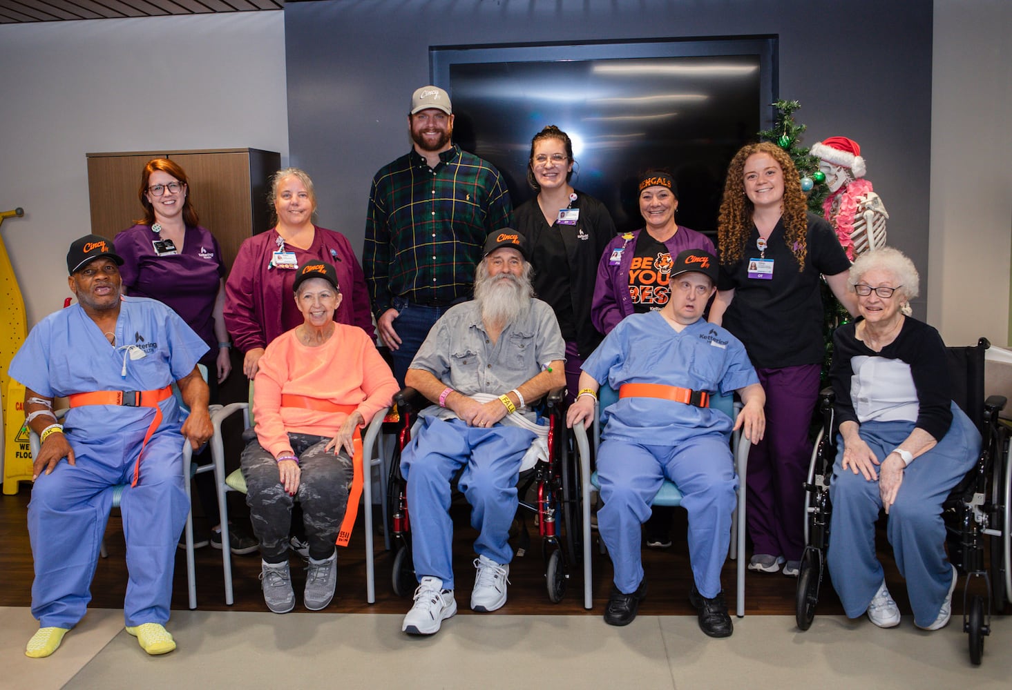 Ted Karras visits Kettering Health Hamilton