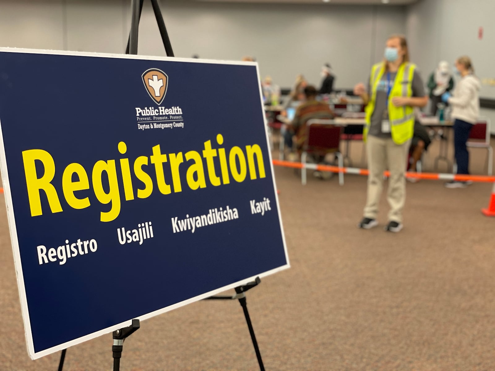 Public Health - Dayton & Montgomery County began administering Pfizer vaccine boosters on Wednesday at the Dayton Convention Center, less than a week after the Centers for Disease Control and Prevention authorized such third shots.