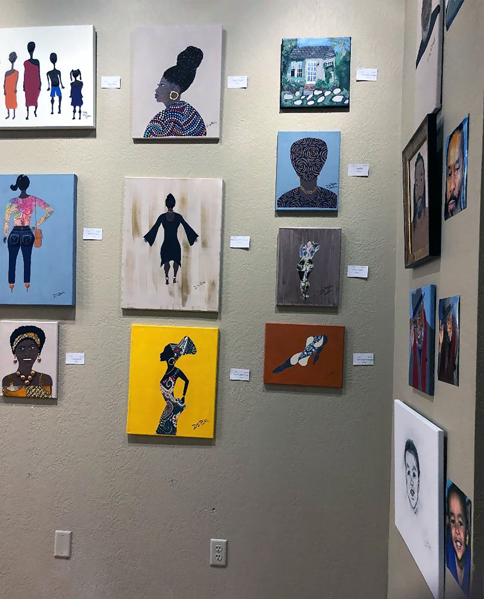 Donna Ball was inspired to host her first art exhibit in July at her salon in Huber Heights after attending an art exhibit for a friend. She intended to keep it intimate with just a few friends but nearly 100 people attended and she sold 80% of her work. CONTRIBUTED