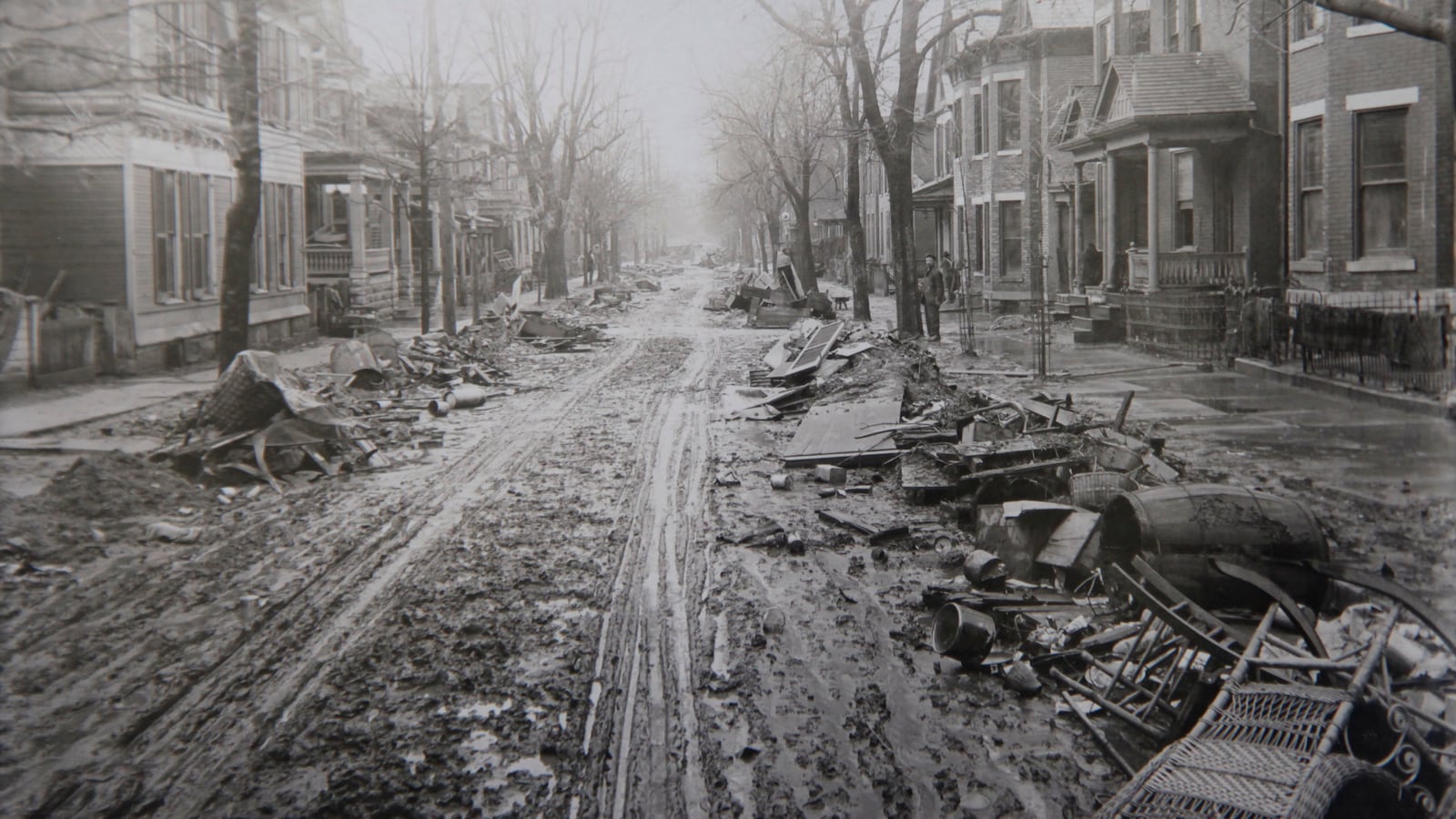 This an many other photographs were passed down to Robert Ferneding,  a survivor of the 1913 flood in Dayton. He was eight months old when his mother heroically rescued him when their rescue boat capsized. All the other passengers died. Contributed photo