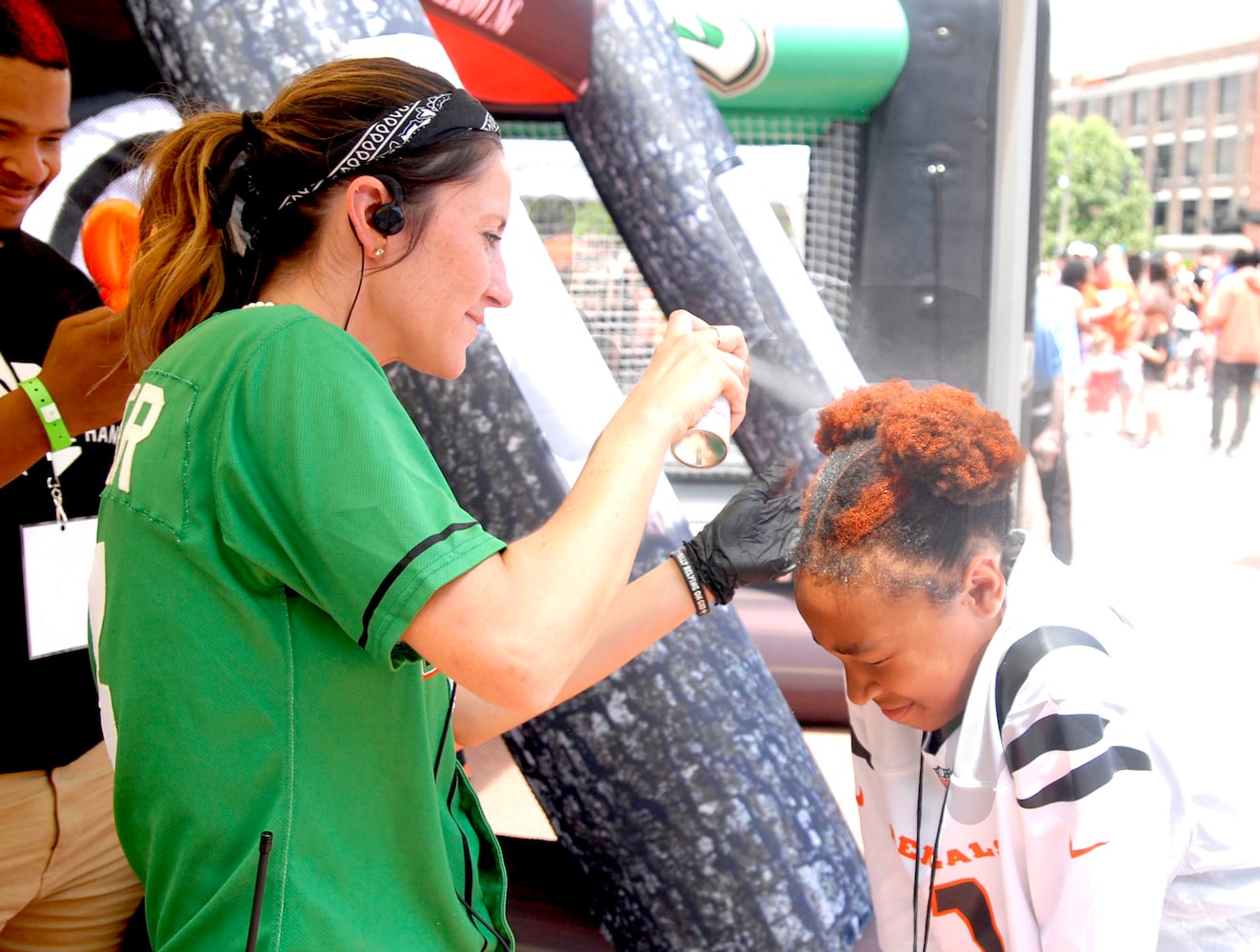 Bengals Play Celebrity Softball Game at Day Air Ballpark