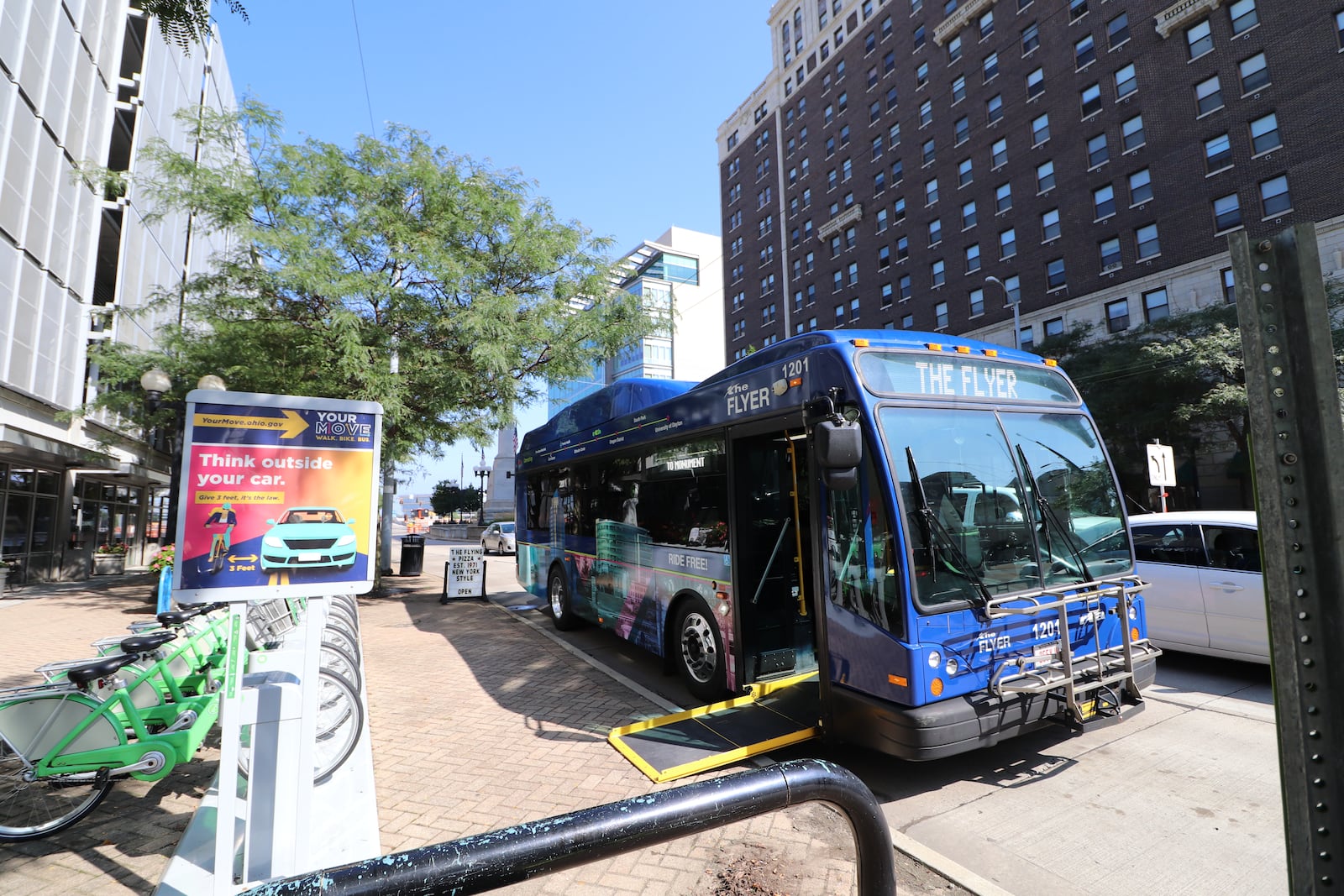 RTA launched a new downtown circular bus service, The Flyer, on Nov. 9, 2018.