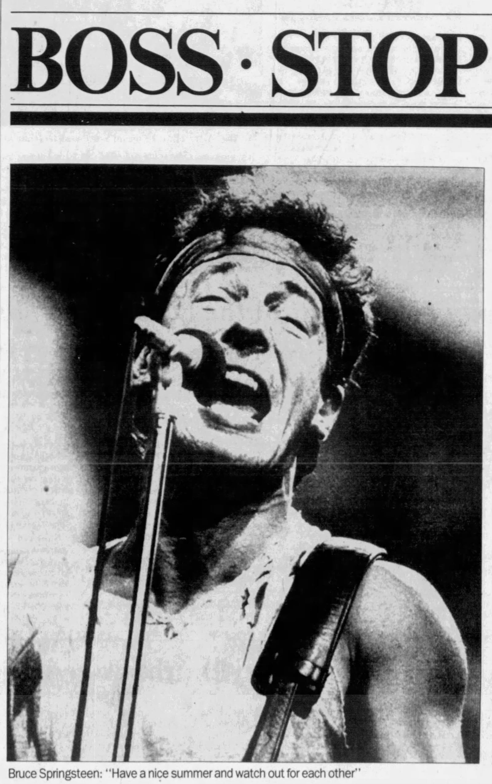 Aug. 11, 1985: Bruce Springsteen fans ride Dayton bus brigade to concert. DAYTON DAILY NEWS ARCHIVES