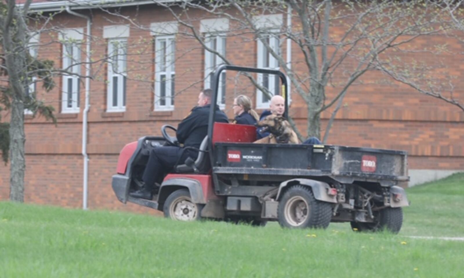 Springfield police officers are searching for a 74-year-old woman who wandered away from Springfield Manor Monday afternoon. STAFF PHOTO / BILL LACKEY