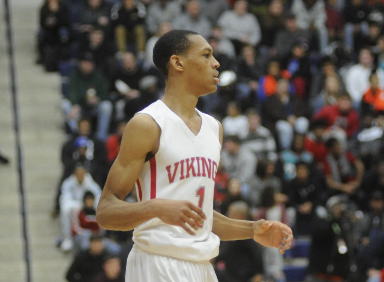 Princeton’s Darius Bazley. Pickerington North defeated Princeton 51-38 in the 16th annual Premier Health Flyin’ to the Hoop at Fairmont’s Trent Arena in Kettering on Sat., Jan. 13, 2018. MARC PENDLETON / STAFF