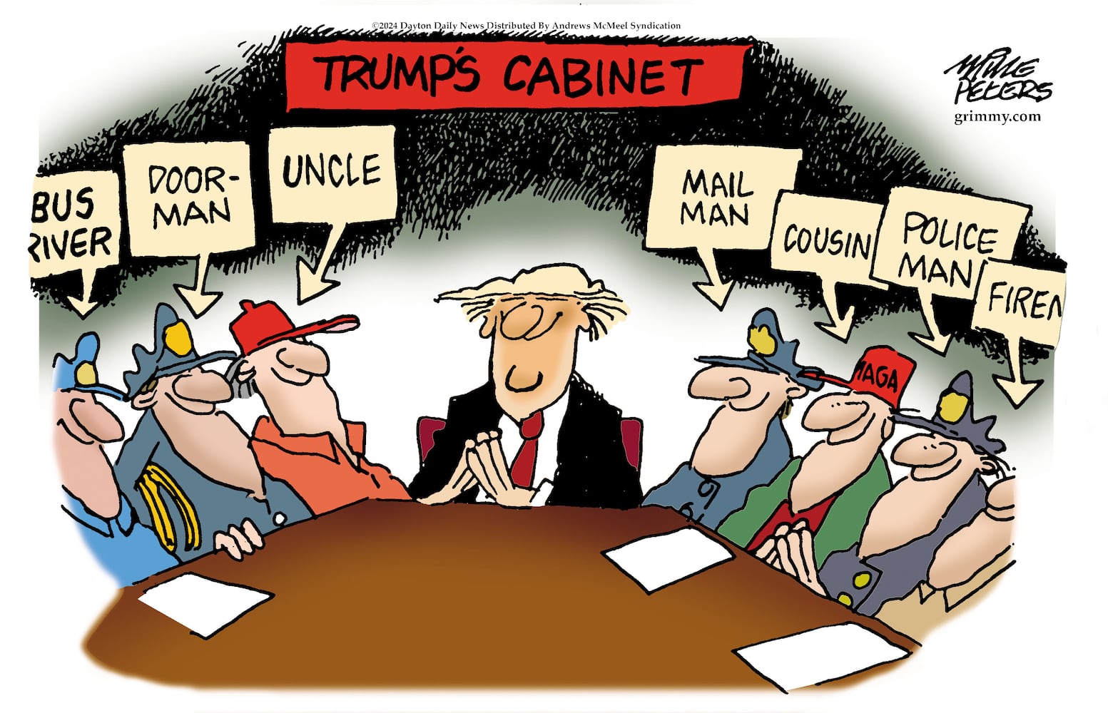 CARTOONS: Mike Peters, Dec. 15, 2024