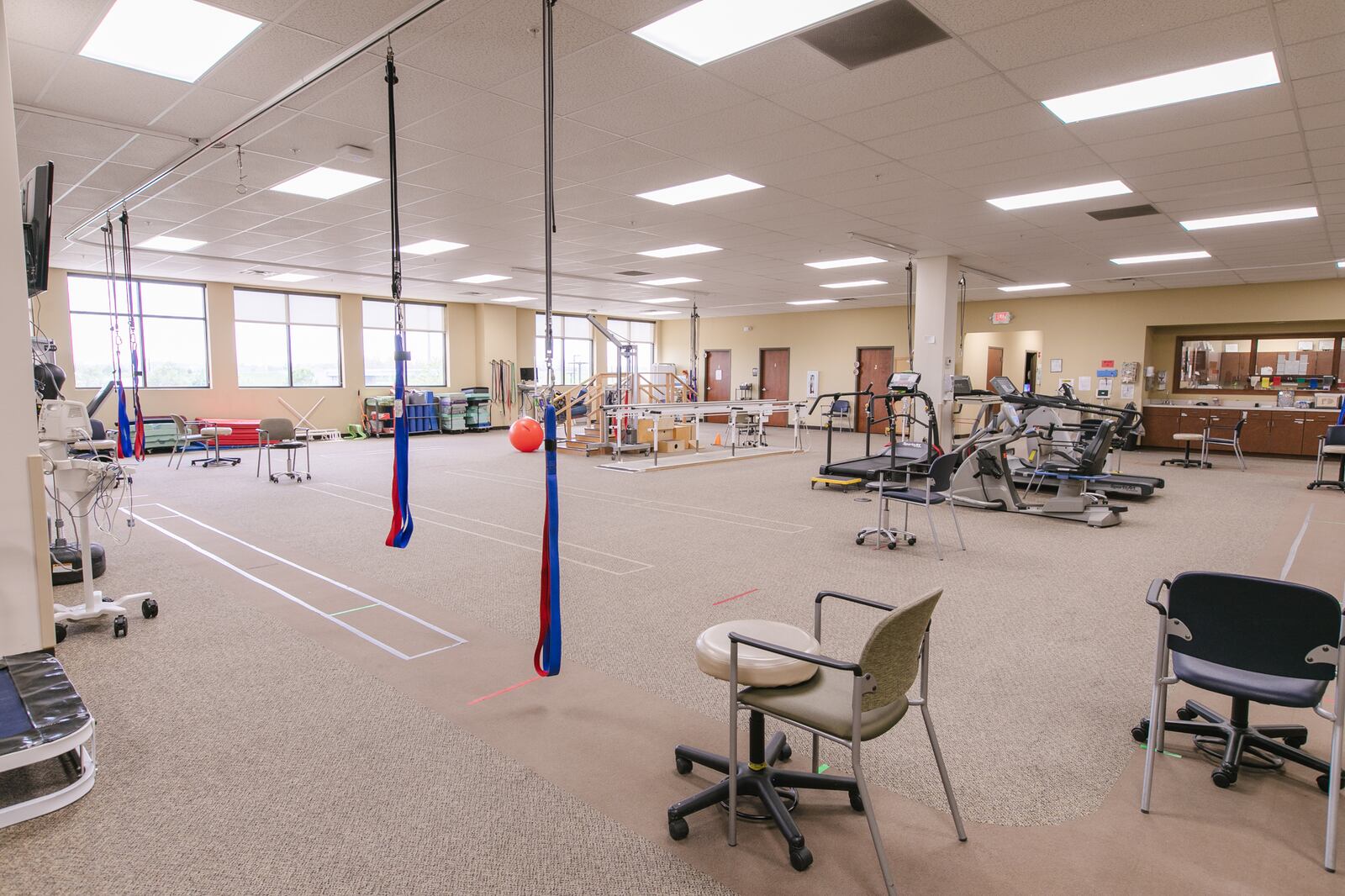 Inside the Kettering Health NeuroRehab and Balance Center, located at 7677 Yankee St. in Centerville. The center is starting a residency program for neurologic physical therapy. COURTESY OF KETTERING HEALTH