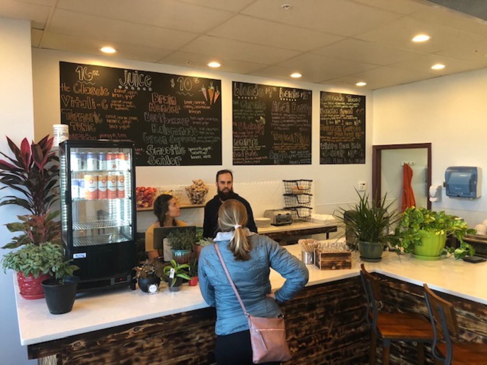 Power Plant juice bar is now open at 430 Miamisburg-Centerville Road (Ohio 725) in Washington Twp.