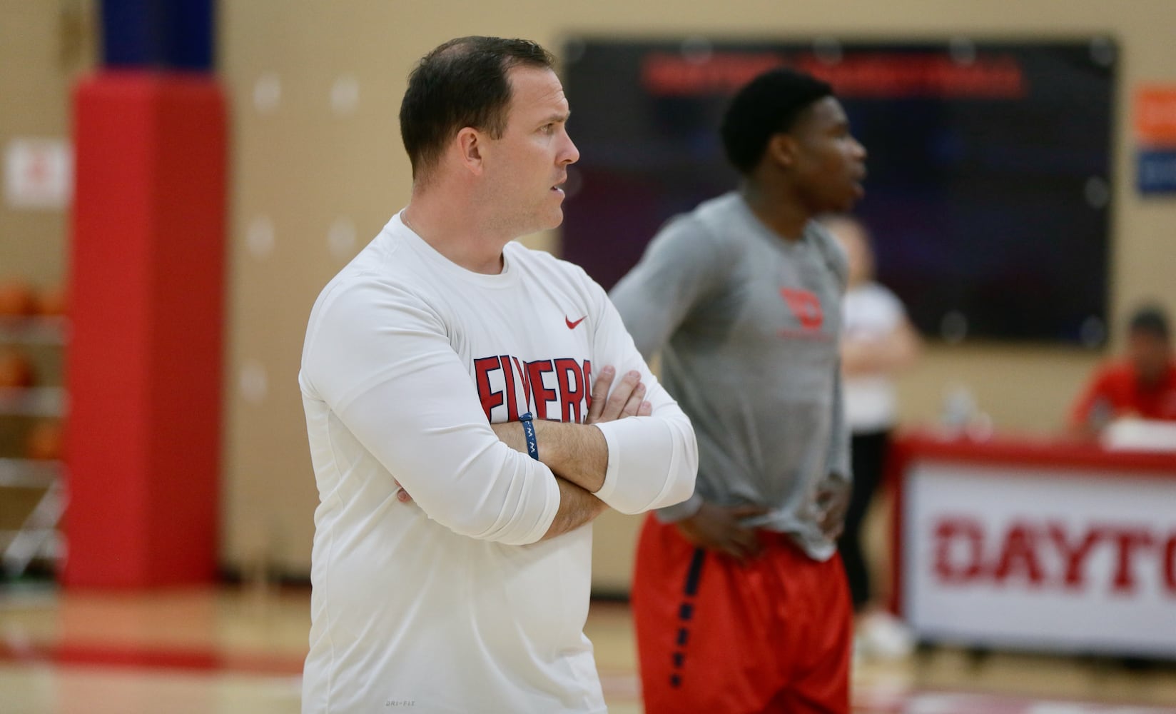 Dayton Flyers practice