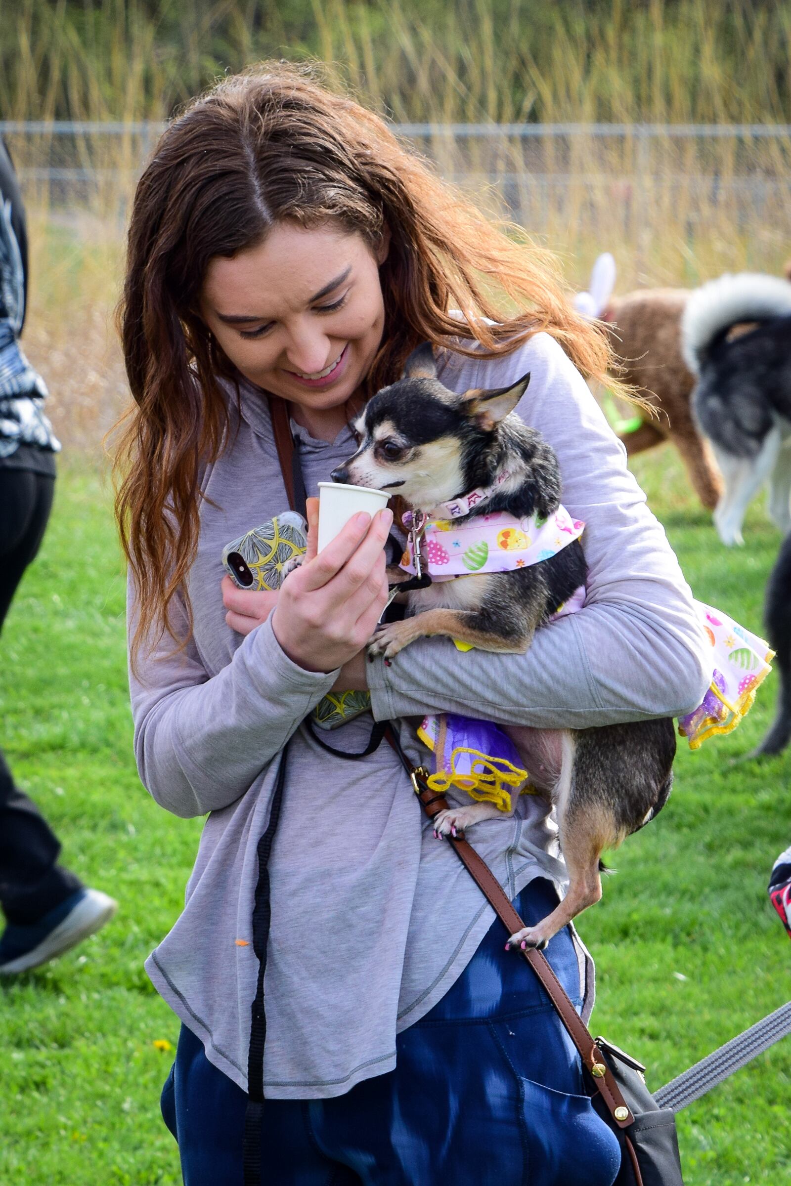 The parks district hosted an "Eggstra Special" doggie day at the dog park on April 7 of this year. Events like these are offered annually to visitors and their four legged friends. CONTRIBUTED