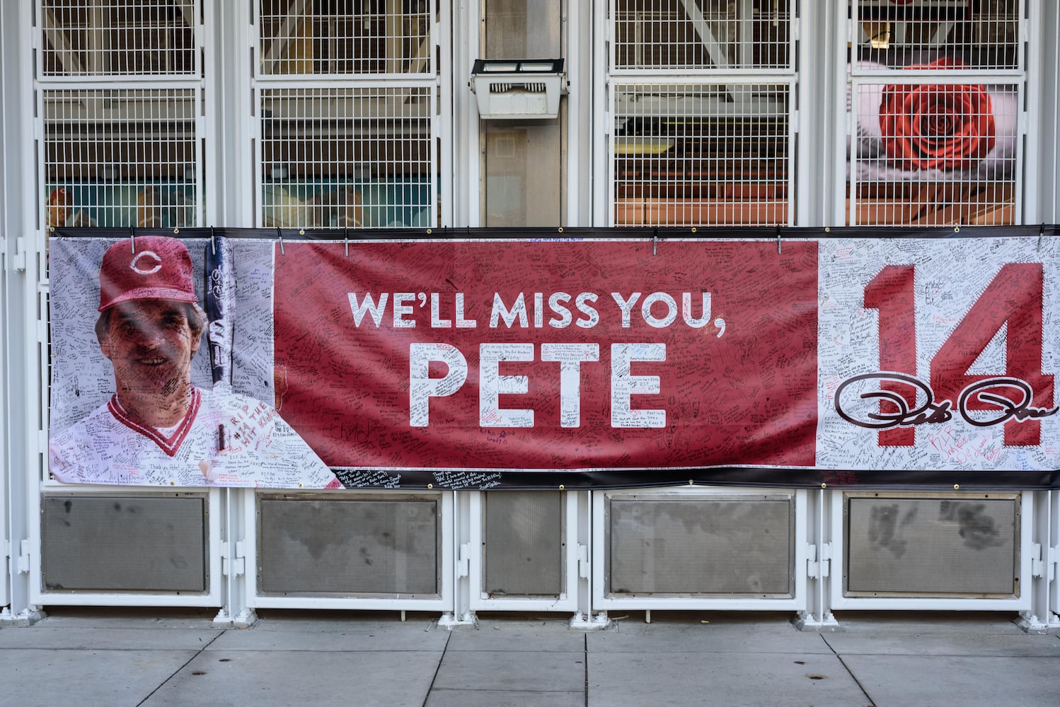 PHOTOS: Pete Rose Memorial at Great American Ball Park in Cincinnati