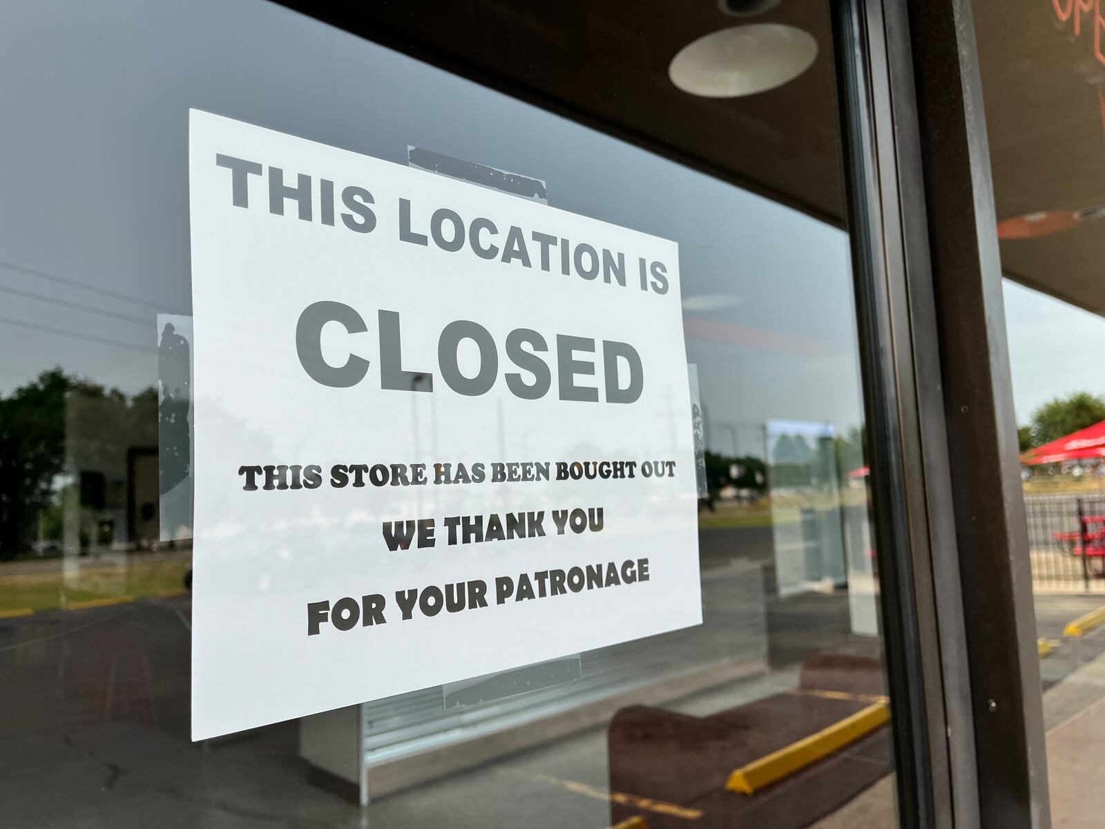 Krispy Krunchy Chicken has closed its doors at 1000 Miamisburg Centerville Road in Washington Twp., according to a sign posted at the establishment. NATALIE JONES/STAFF