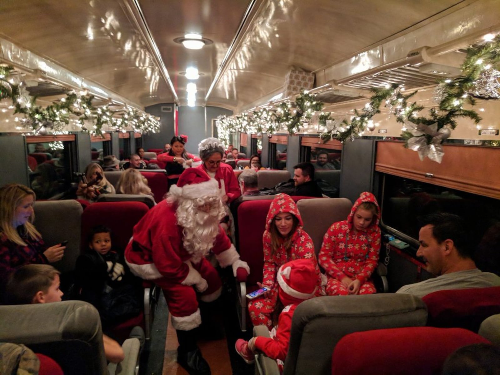 On various dates throughout the month of December, visitors to the LM&M Railroad can experience the magic of the North Pole Express.