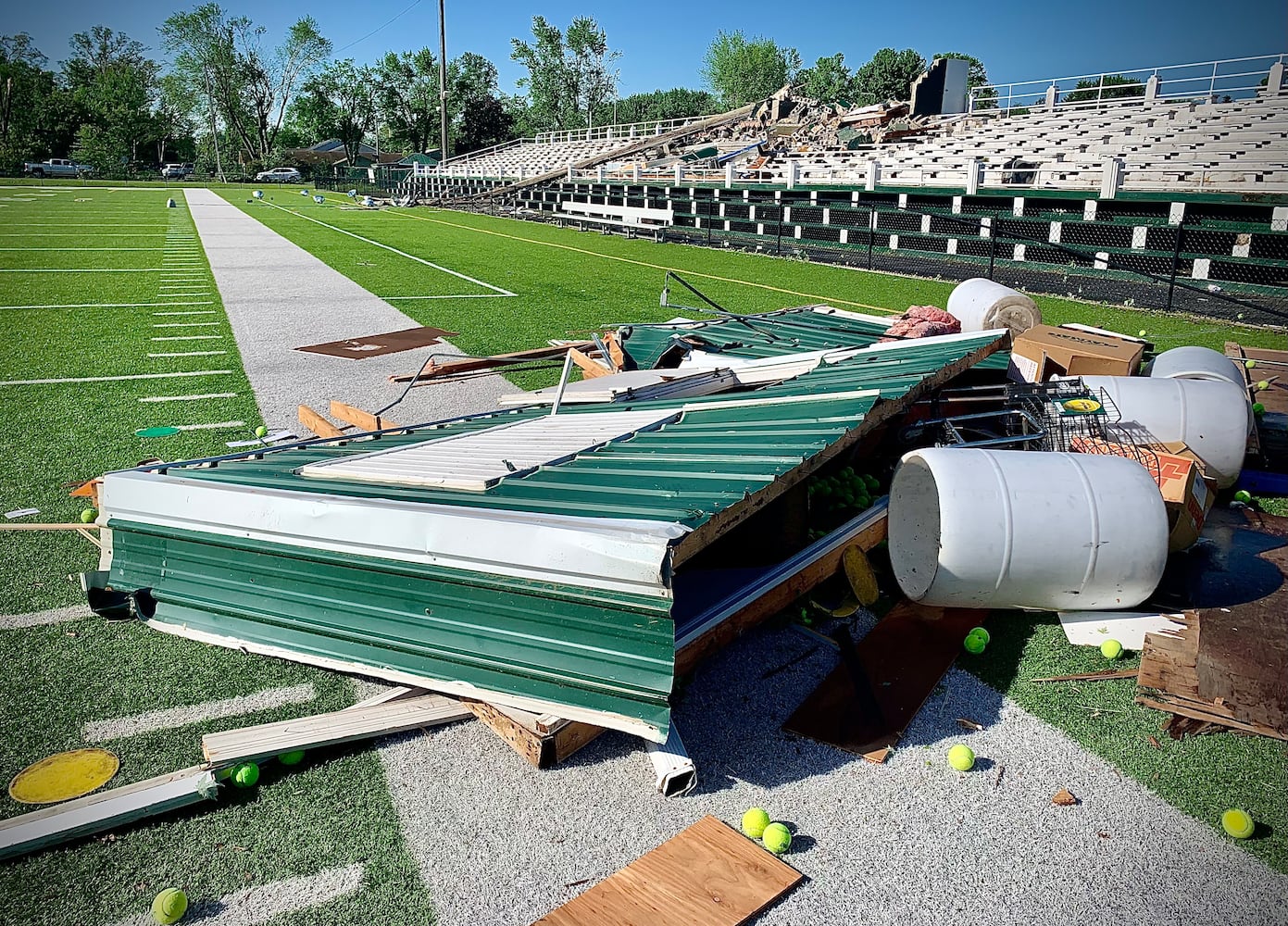 Greenville HS damage