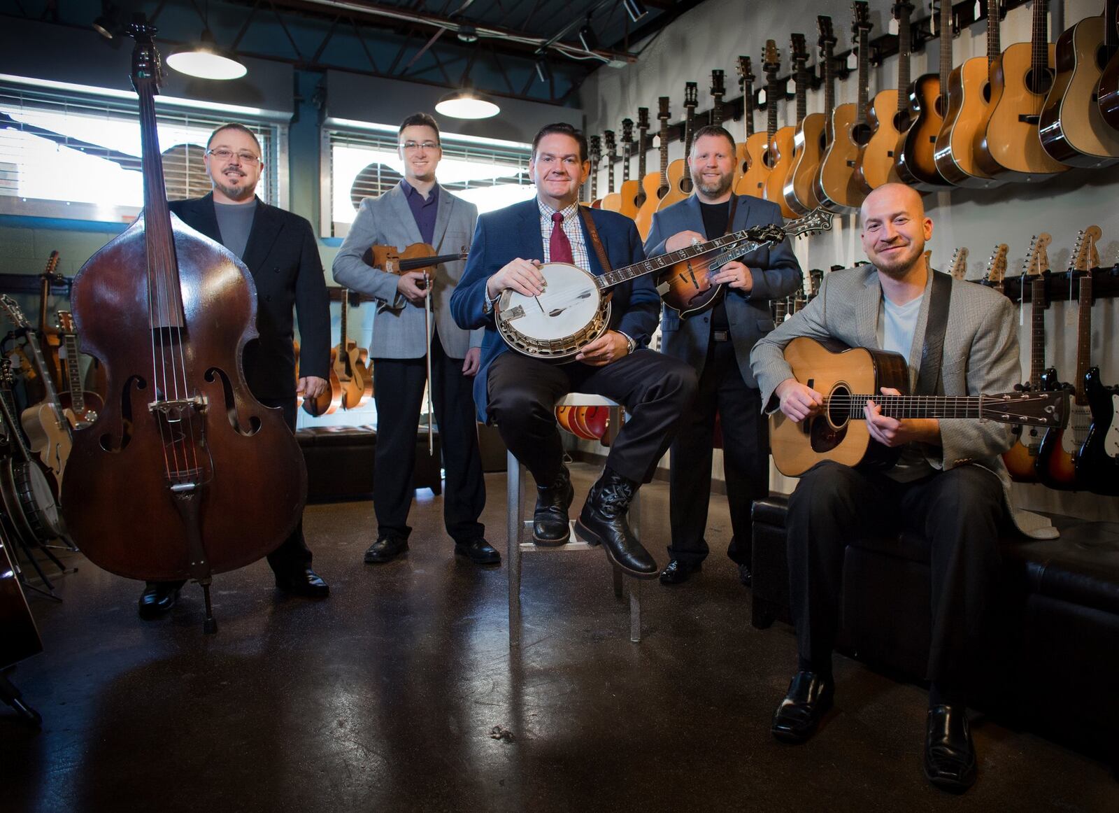 Joe Mullins (center) and his award-winning bluegrass group the Radio Ramblers will host the Southern Ohio Indoor Music Festival at Roberts Convention Centre in Wilmington on Friday and Saturday, Nov. 10 and 11. CONTRIBUTED