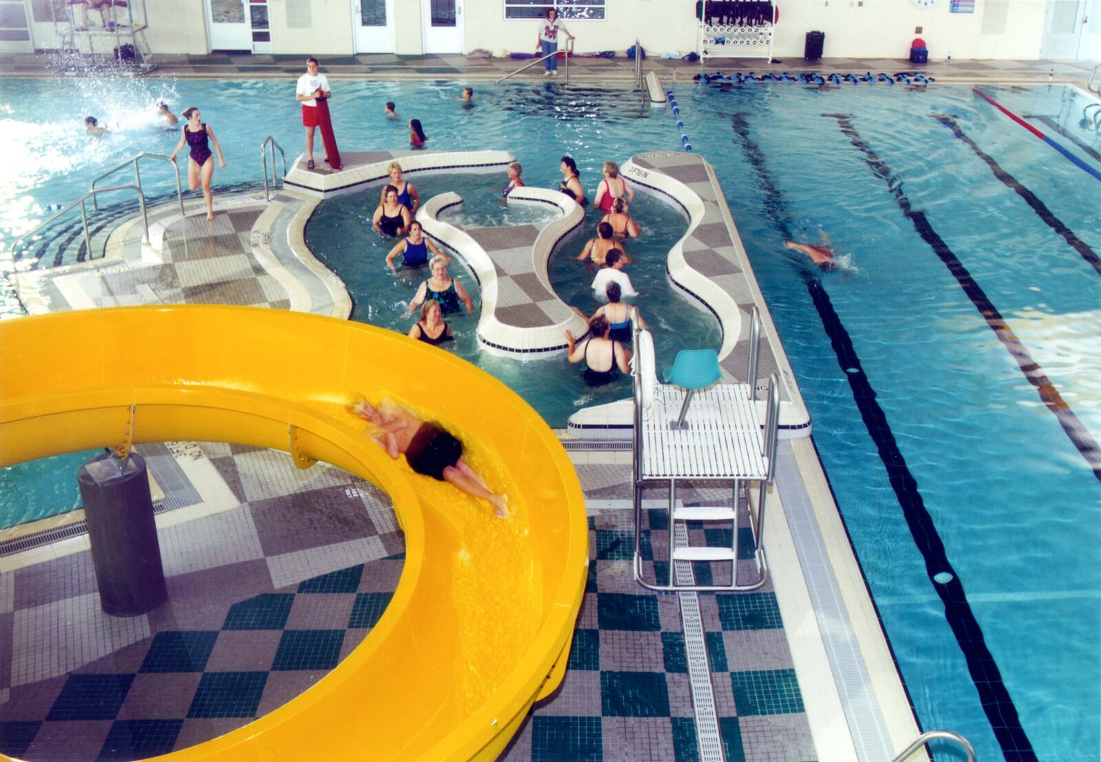 The Vandalia Recreation Center, 1111 Stonequarry Road, has an indoor water park provides fun for all ages, but the center also offers a lap pool.