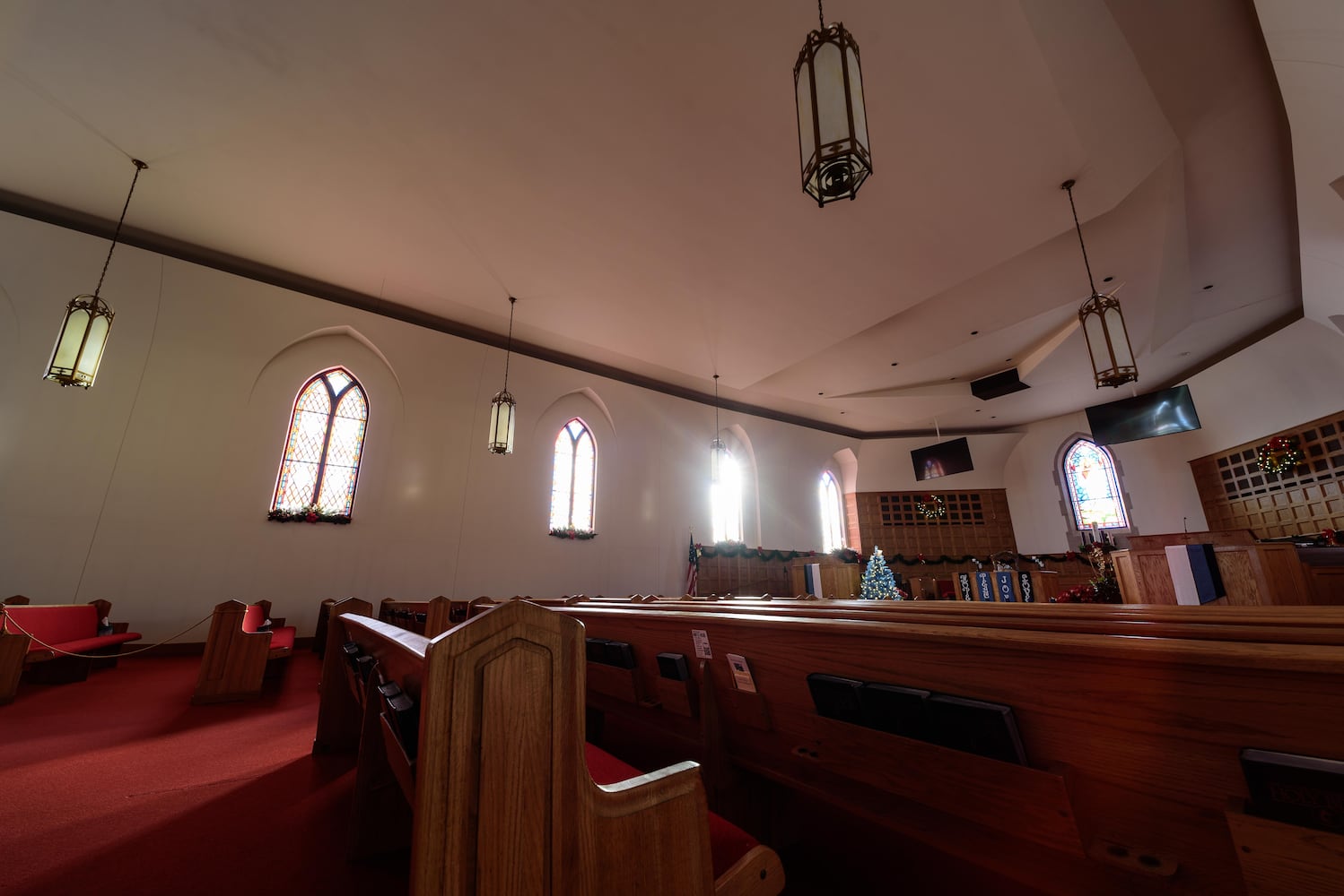 PHOTOS: A look inside Sulphur Grove Church in Huber Heights decorated for Christmas