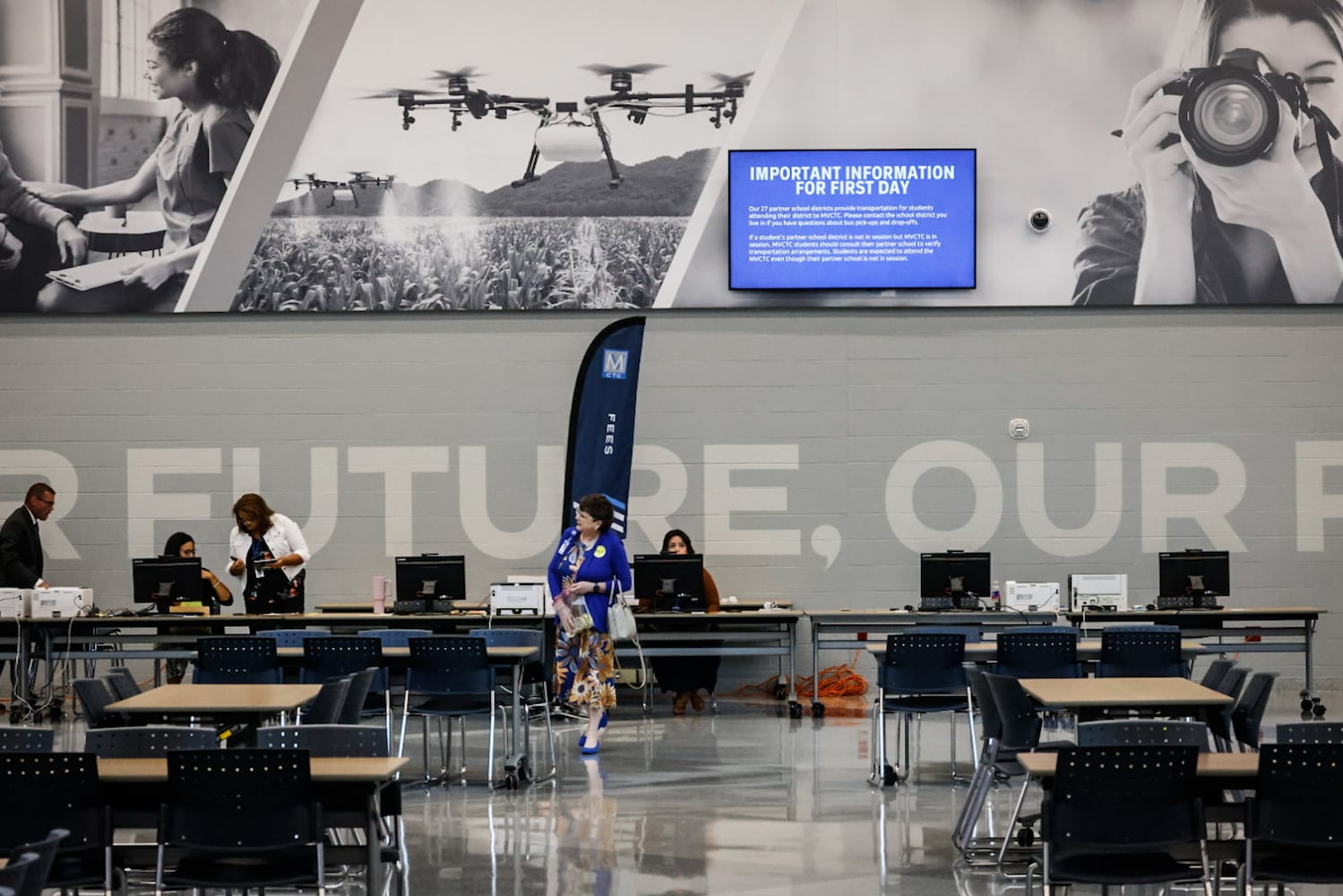 Miami Valley CTC shows off massive updated school to new students,