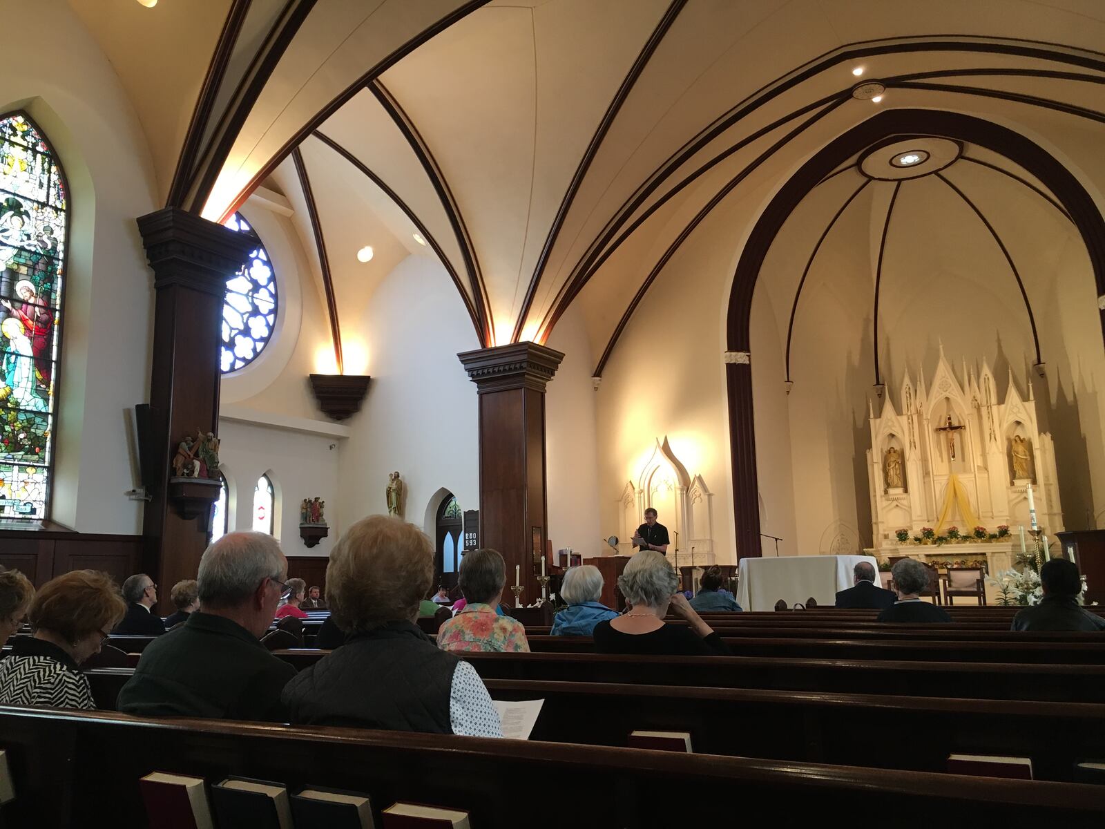 A prayer service Sunday afternoon, April 23, 2017, was for Maribel Trujillo Diaz, a Fairfield wife and mother of four who was in the country illegally and deported to Mexico last week. The service was held at St. Julie Billiart, Trujillo's parish in Hamilton. MIKE RUTLEDGE / STAFF