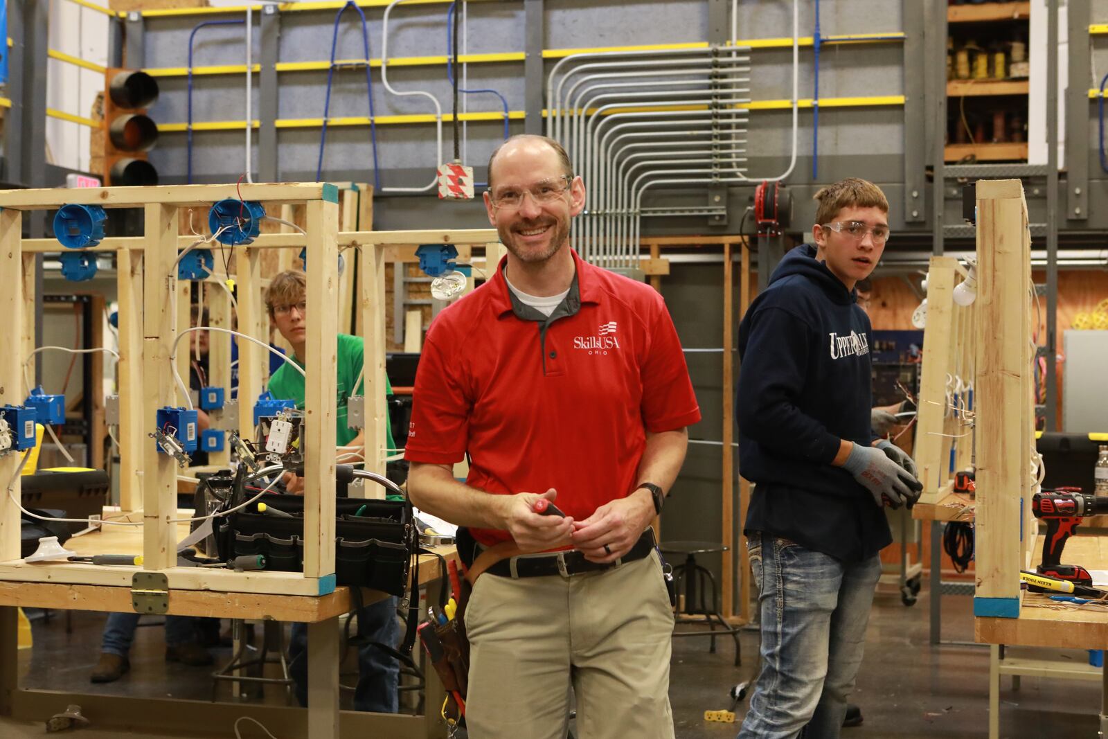 Jeff Bertke, electrical trades teacher at Upper Valley Career Center in Piqua, was one of three national winners of Harbor Freight's $100,000 prize for excellence in teaching in 2021. Contributed photo from Trittschuh Photography