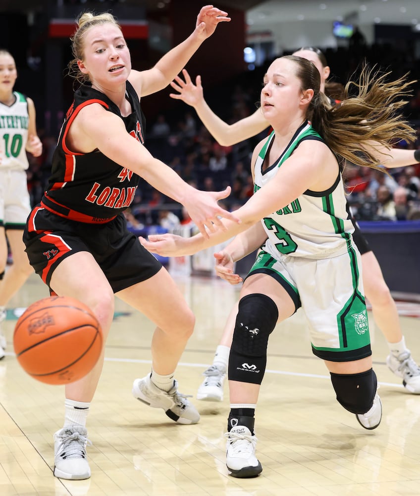 Fort Loramie vs. Waterford Division VII girls basketball state final