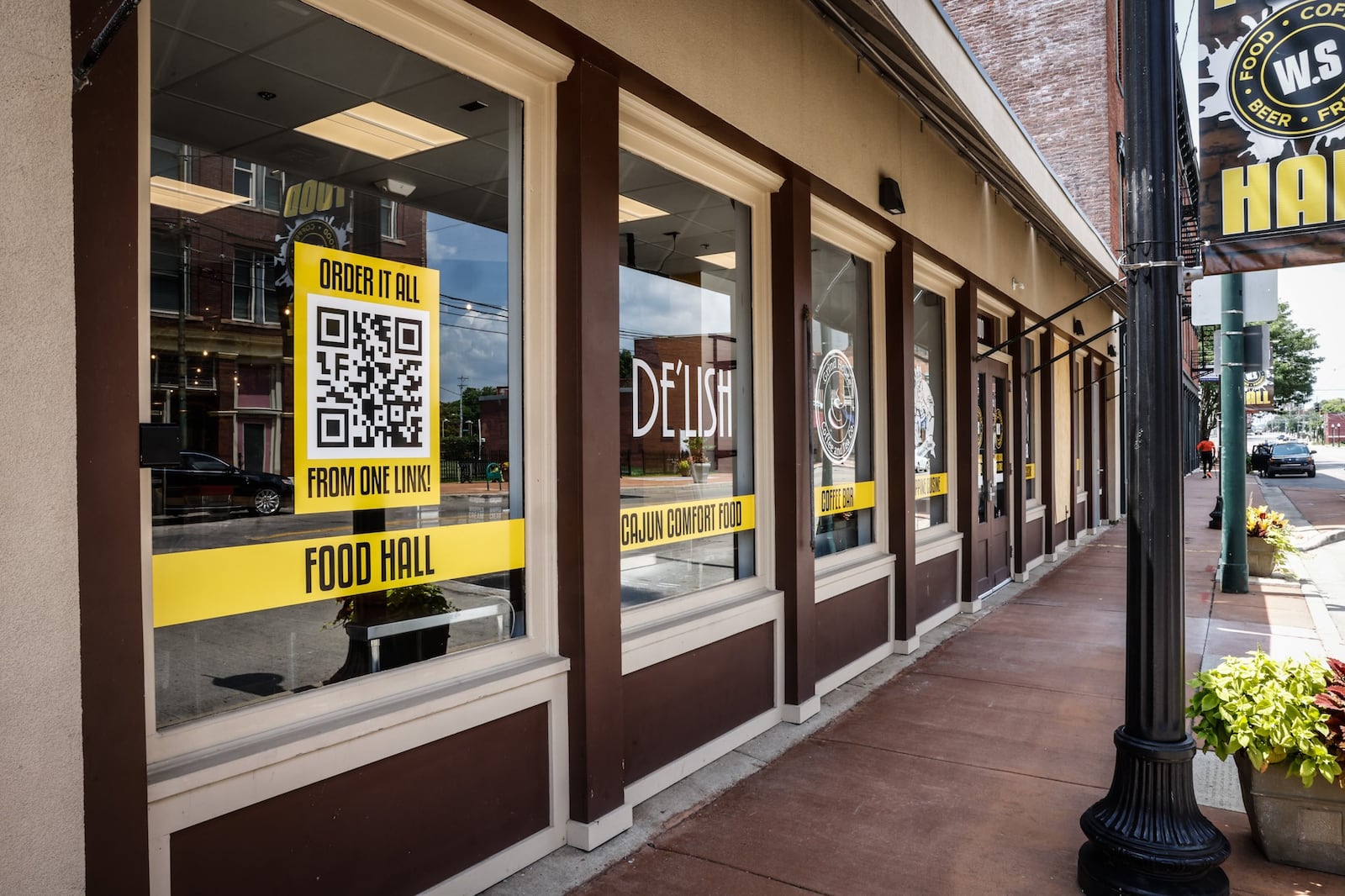 West Social Tap and Table will open it's doors July 25, 2022. The food hall will feature six local restaurants and a bar. JIM NOELKER/STAFF