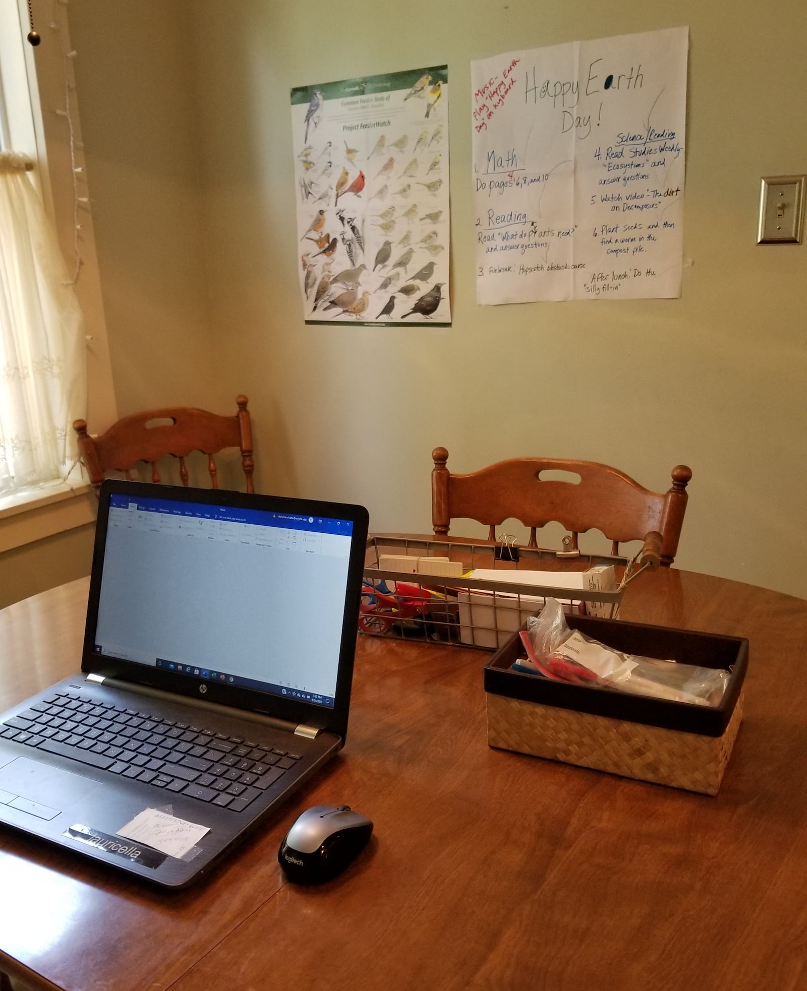 The first step to learning at home successfully is getting organized with an organized work space with supplies easily accessible. CONTRIBUTED PHOTO BY CHERYL LAURICELLA