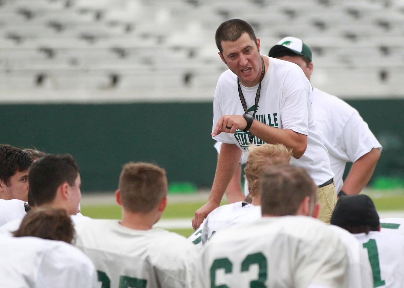 PHOTOS: Celina at Greenville, preseason football scrimmage