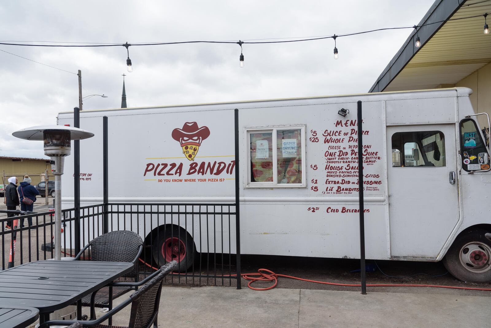 Pizza Bandit (pictured), Cruisin’ Cuisine, Ma Dukes’ Street Food and Vegan Meltz are the scheduled food purveyors when Yellow Cab Tavern in Dayton hosts its final Food Truck Brunch Rally of the season on Sunday, Oct. 23. TOM GILLIAM / CONTRIBUTING PHOTOGRAPHER