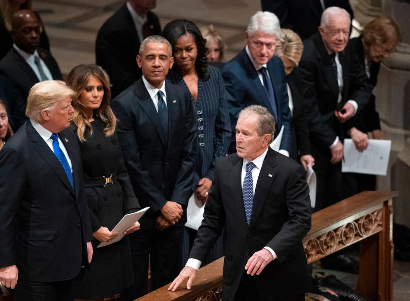 Photos: President George H.W. Bush state funeral service