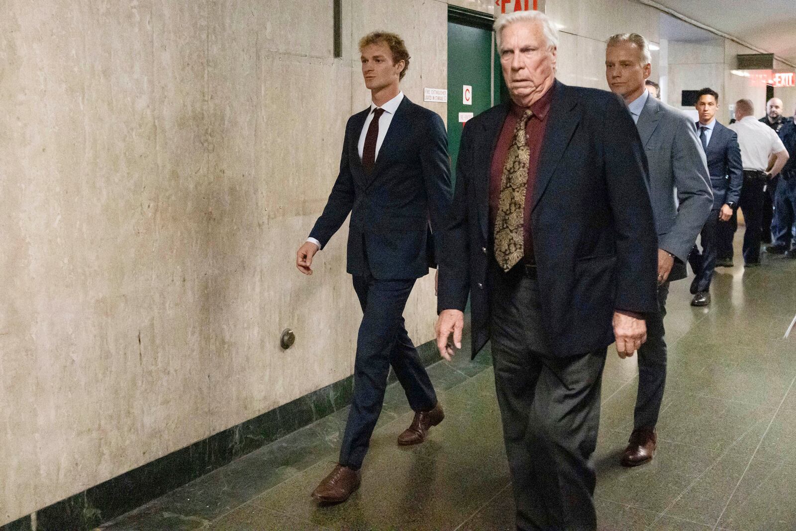 Daniel Penny arrives at the court after break in New York, Monday, Nov. 18, 2024. (AP Photo/Yuki Iwamura)