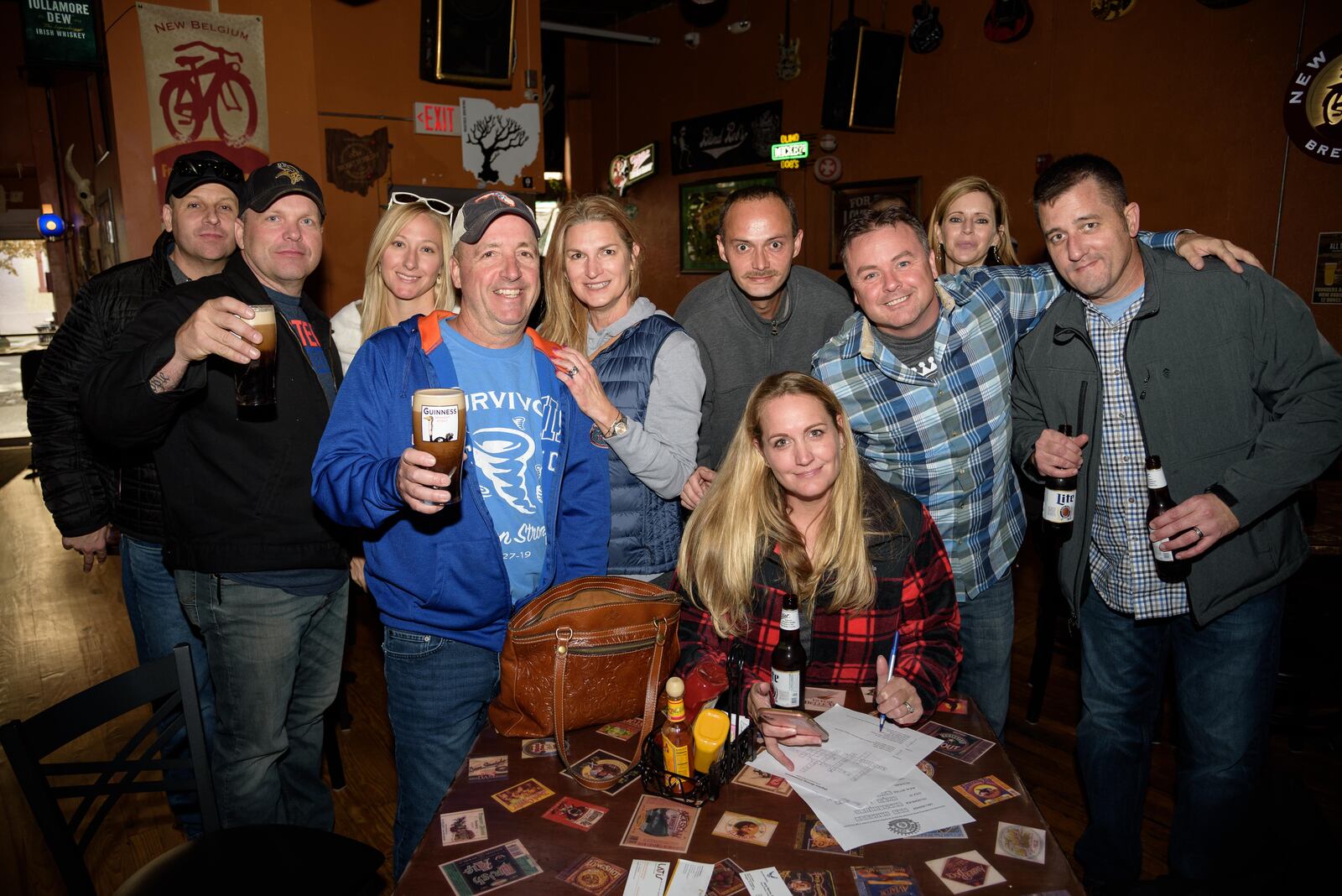 Dayton-area residents participated in a Dayton Strong Bar Crawl and Scavenger Hunt, hosted by Gem City Social Sports, on Saturday, Nov. 2 from 2 p.m. to 6 p.m. Part of the proceeds from the event will be donated to the Dayton Oregon District Tragedy Fund established by the Dayton Foundation. TOM GILLIAM / CONTRIBUTING PHOTOGRAPHER