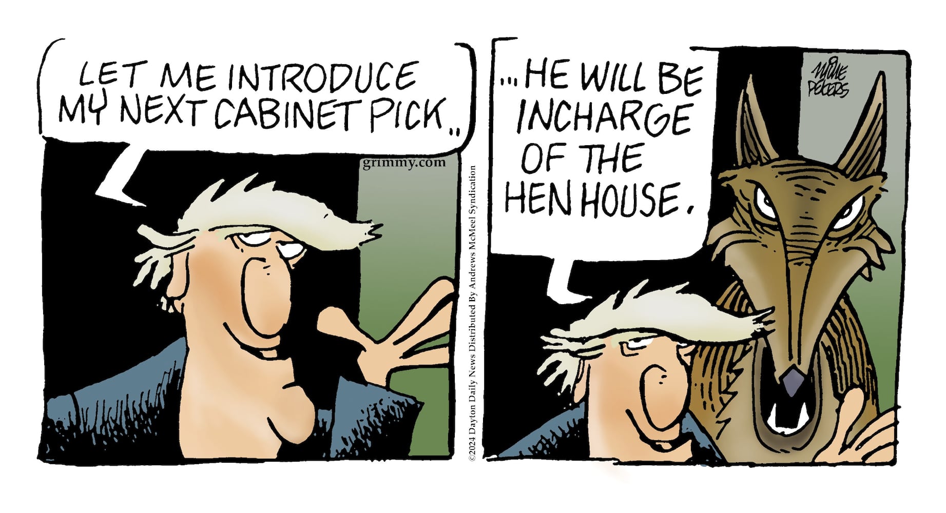 CARTOONS: Mike Peters, Nov. 17, 2024