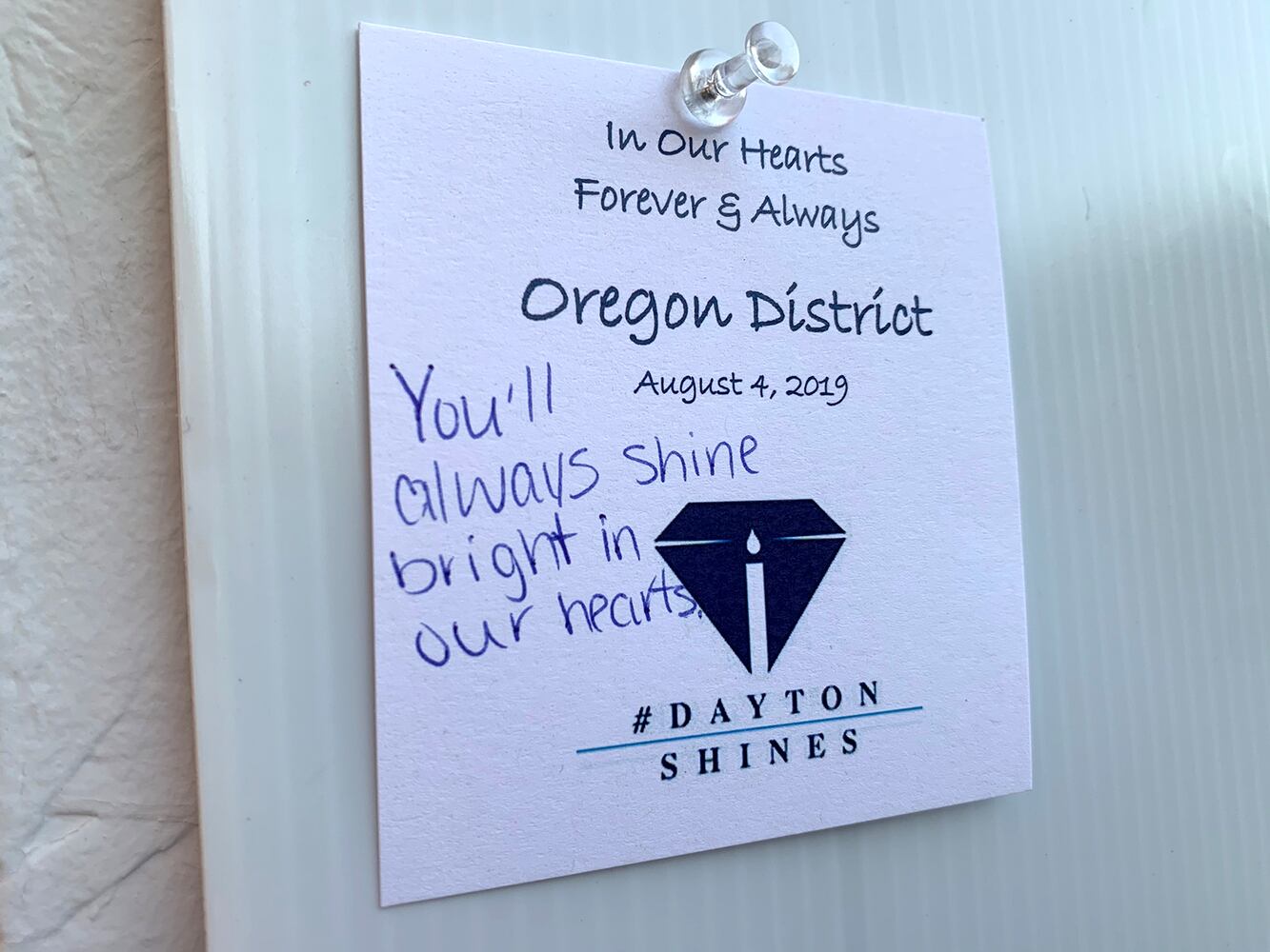 PHOTOS: Messages of heartbreak and hope cover the Tree of Life memorial honoring those killed in the Oregon District mass shooting