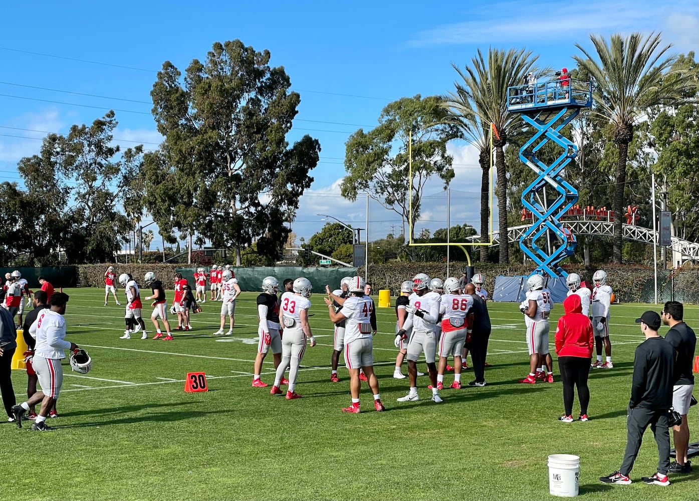 Ohio State Football Rose Bowl Practice